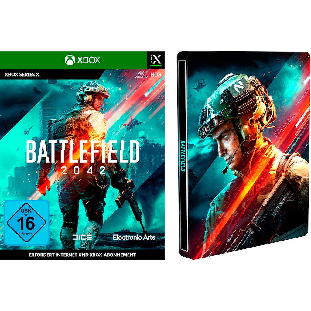 Electronic Arts Spielesoftware »Battlefield 2042 + Steelbook«, Xbox Series X