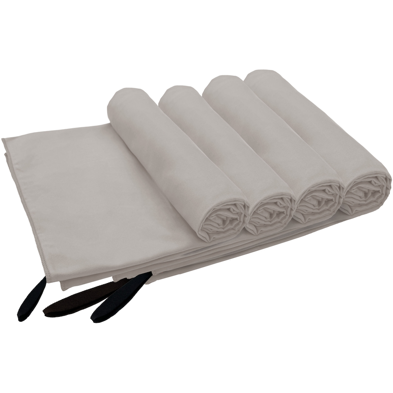 MY HOME Handtücher »Xavi, 4 Teile, ideal als Sporthandtuch, Reisehandtuch, Strandtuch« diverse Größen, sehr leicht, kompakt, schnelltrocknend,...