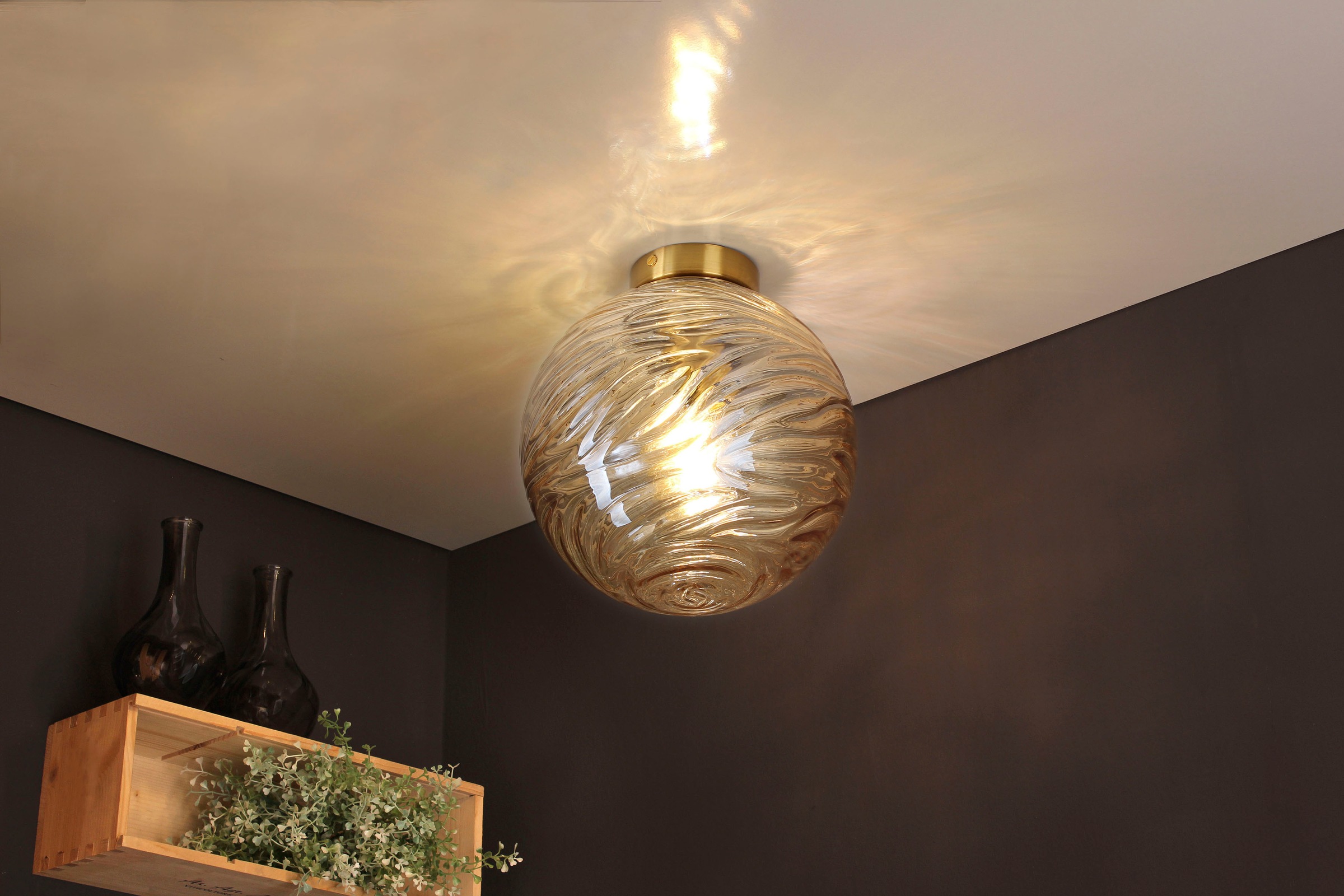 ECO-LIGHT Hängeleuchte »Nereide«, Leuchtmittel E27 | Leuchtmittel wechselbar, hochwertiges Glas