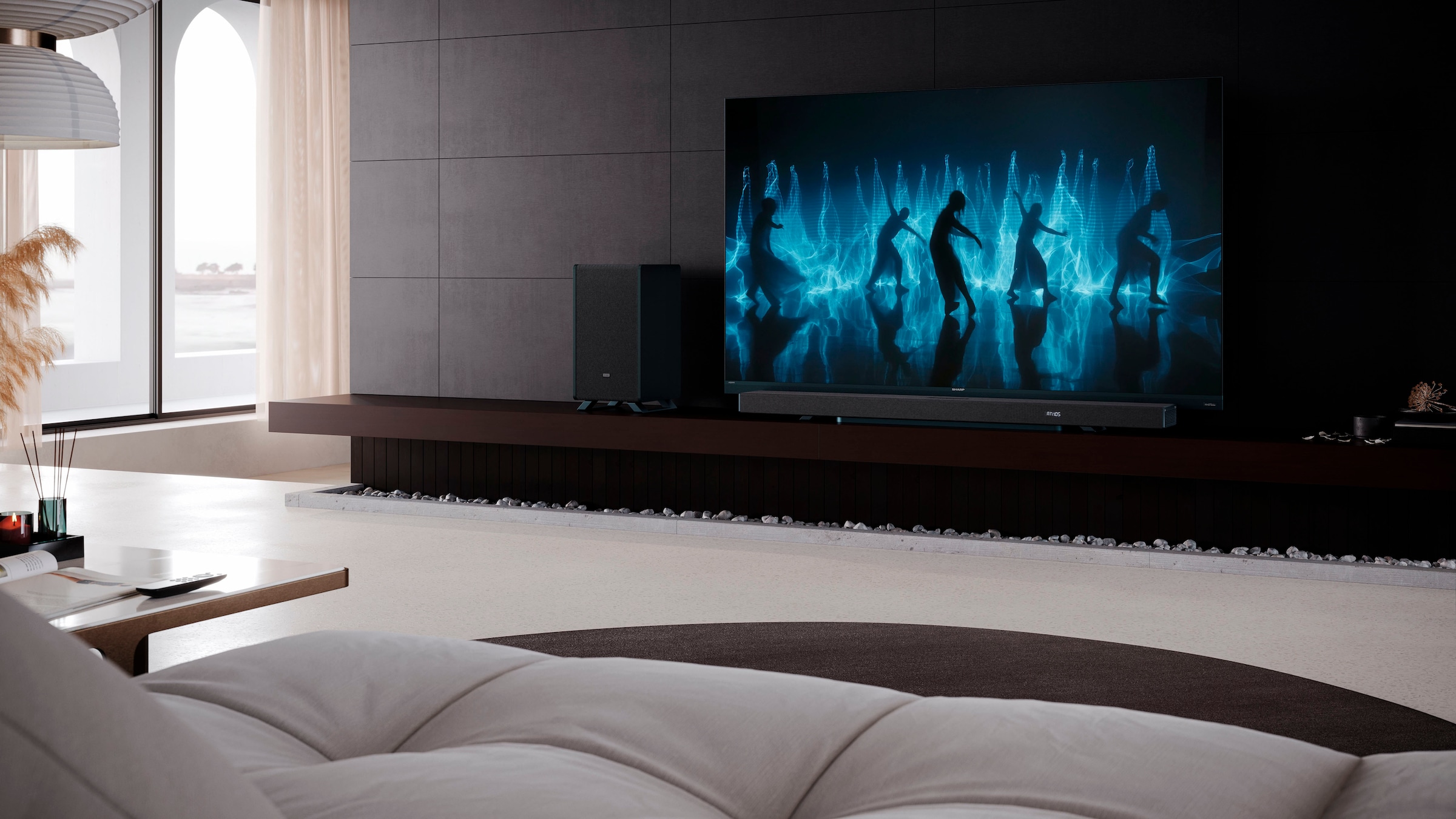 Sharp Soundbar »HT-SBW55121 5.1.2 Dolby Atmos®/DTS:X® mit Drahtlos-Subwoofer«