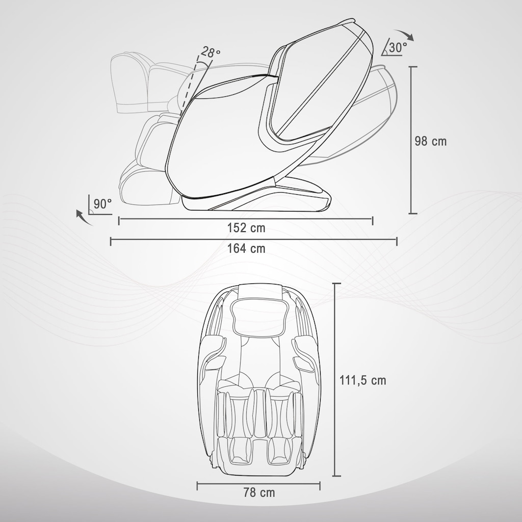 MAXXUS Massagesessel »MX 8.0z«