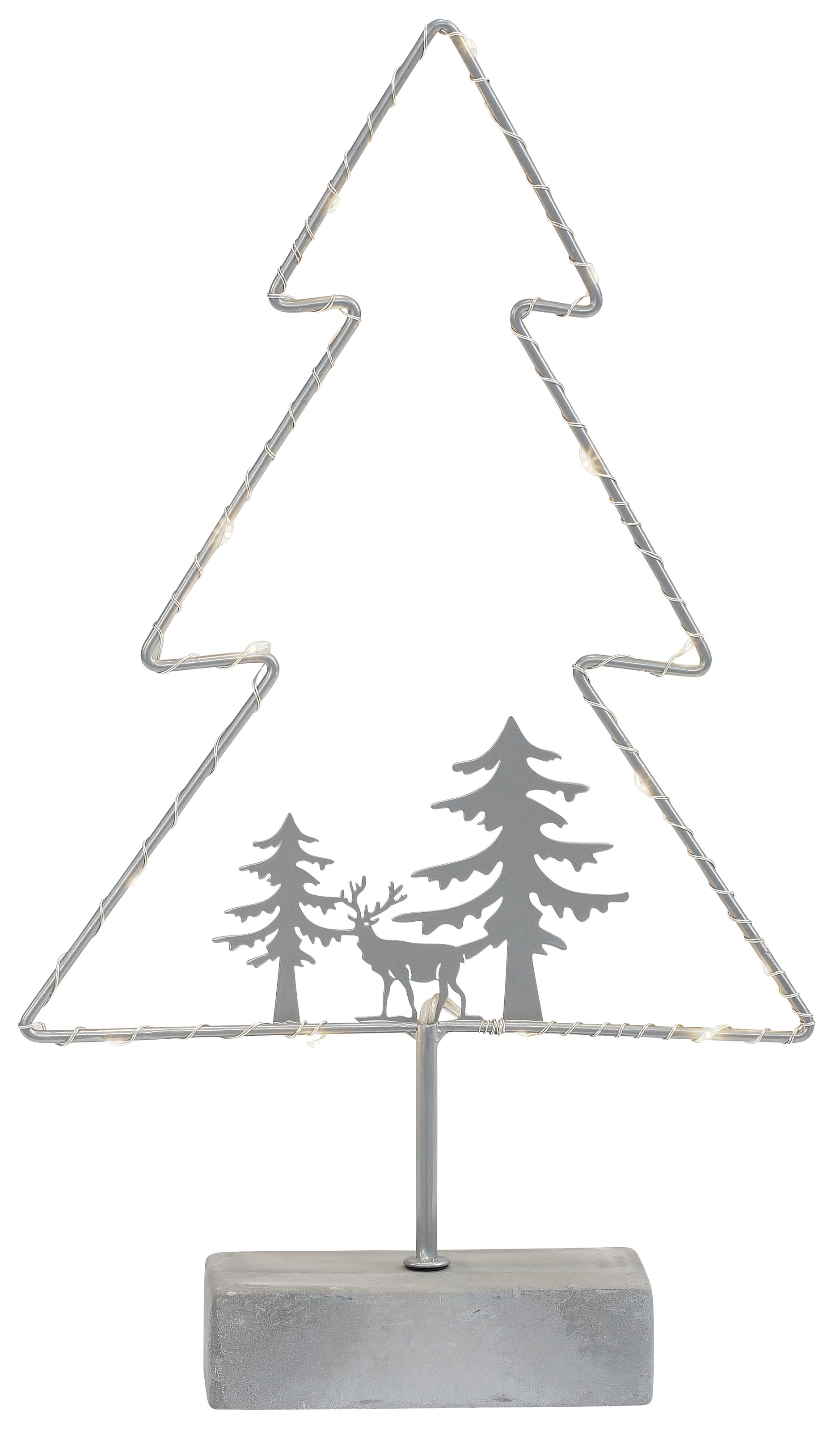 my home LED Baum »Timon«, 15 flammig-flammig, Weihnachtsbaum, Gestell mit 15 warmen LED's, Höhe ca. 39,5 cm