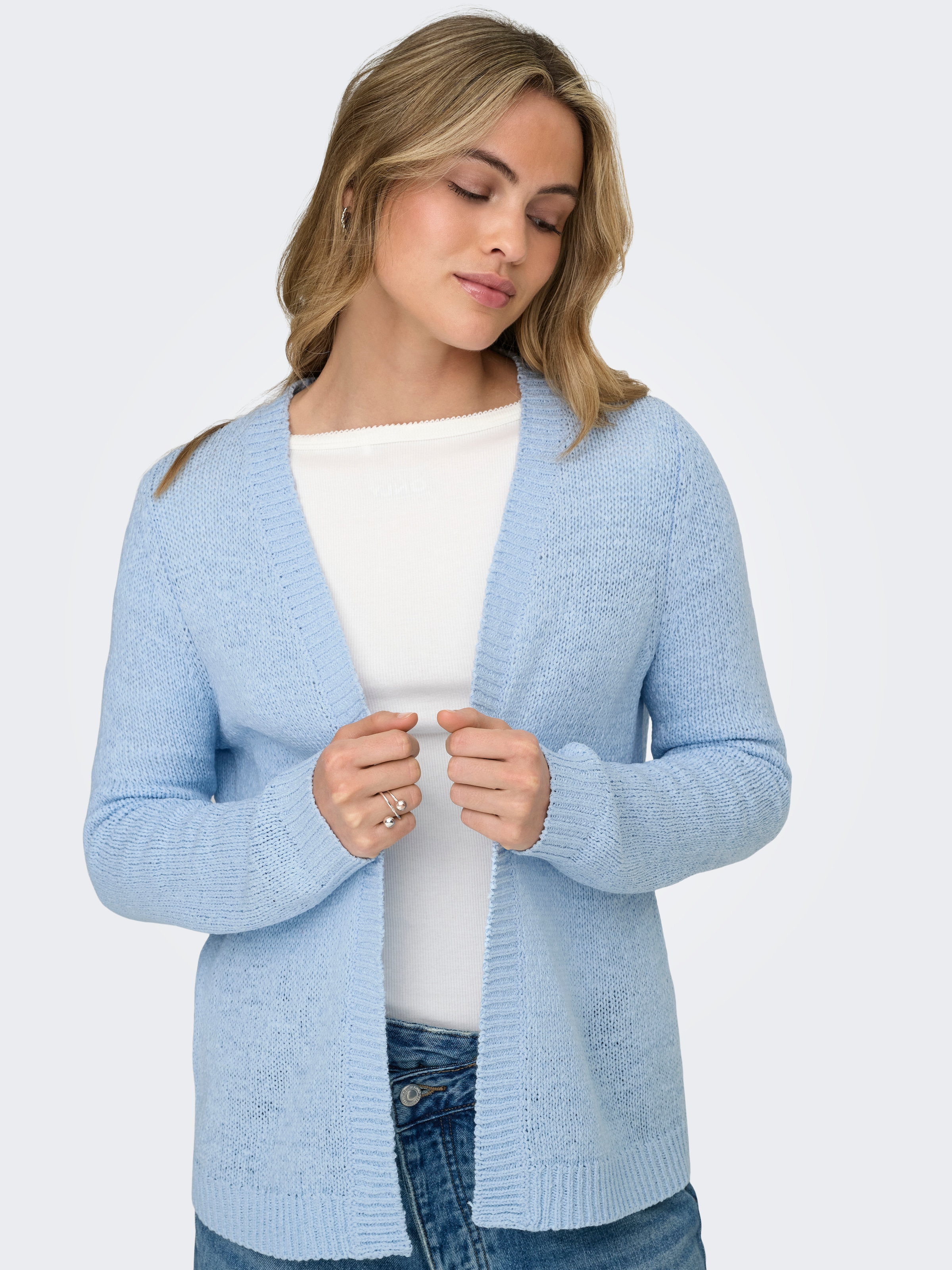 ONLY Strickjacke »ONLGEENA LS OPEN CARDIGAN KNT«