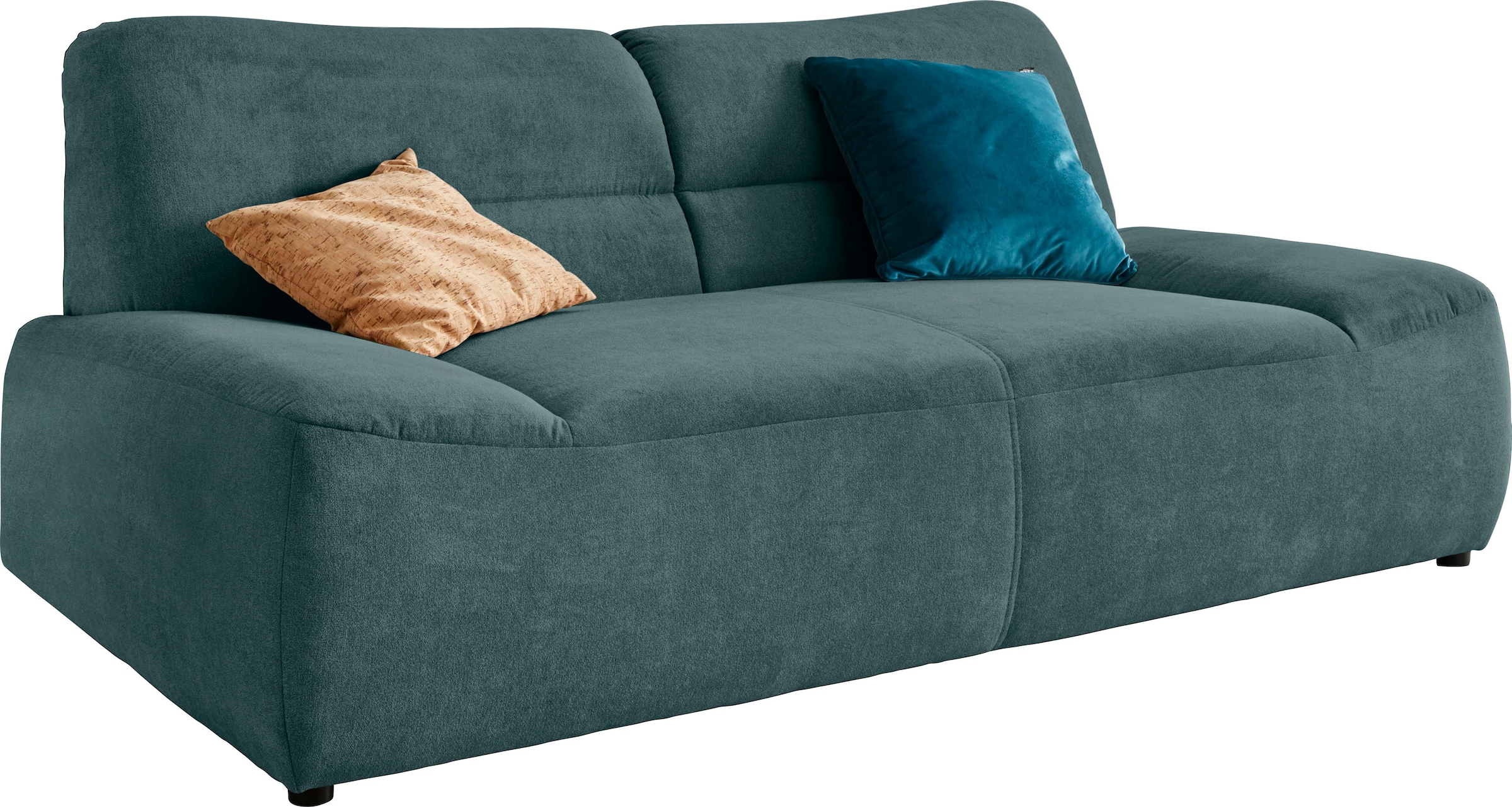 DOMO collection 2-Sitzer »Cesena modernes Sofa mit flachen Armlehnen, komfortabel«, fester Sitzkomfort, frei im Raum stellbar