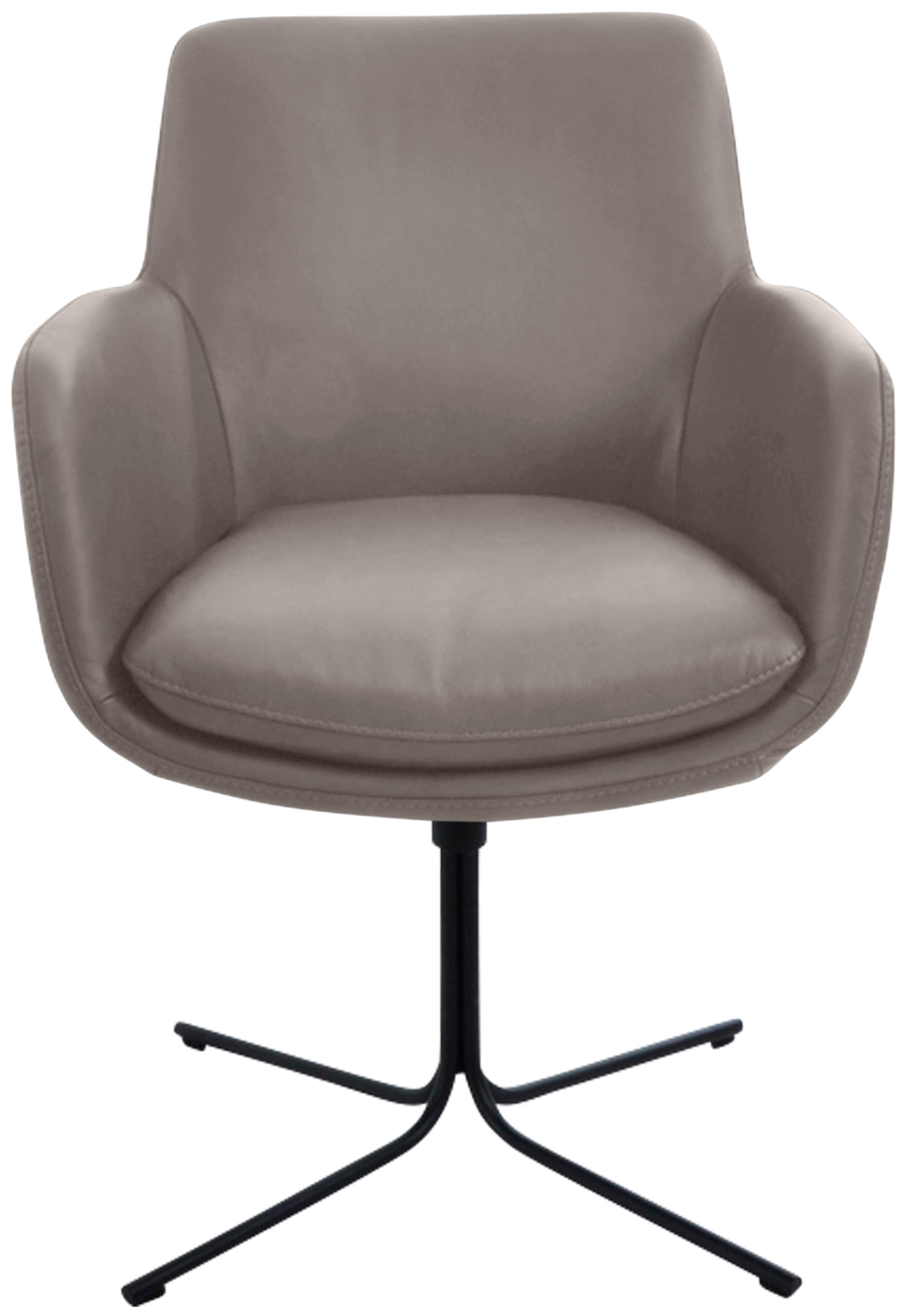 K+W Komfort & Wohnen Drehstuhl »Pego« () filigranem 4-Fuß-Gestell in schwar günstig online kaufen