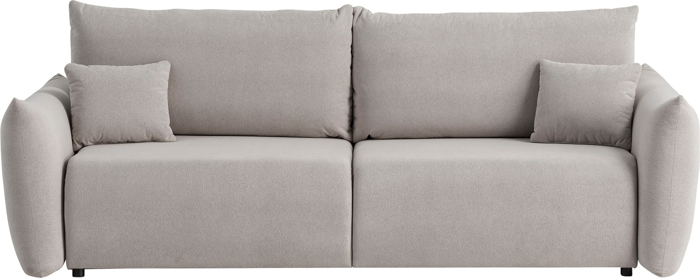 INOSIGN 3-Sitzer »MAVAS Schlafsofa mit Bettkasten«, ca.240/108cm (Liegefläche 212/145 cm), Cord, Chenille, Struktur