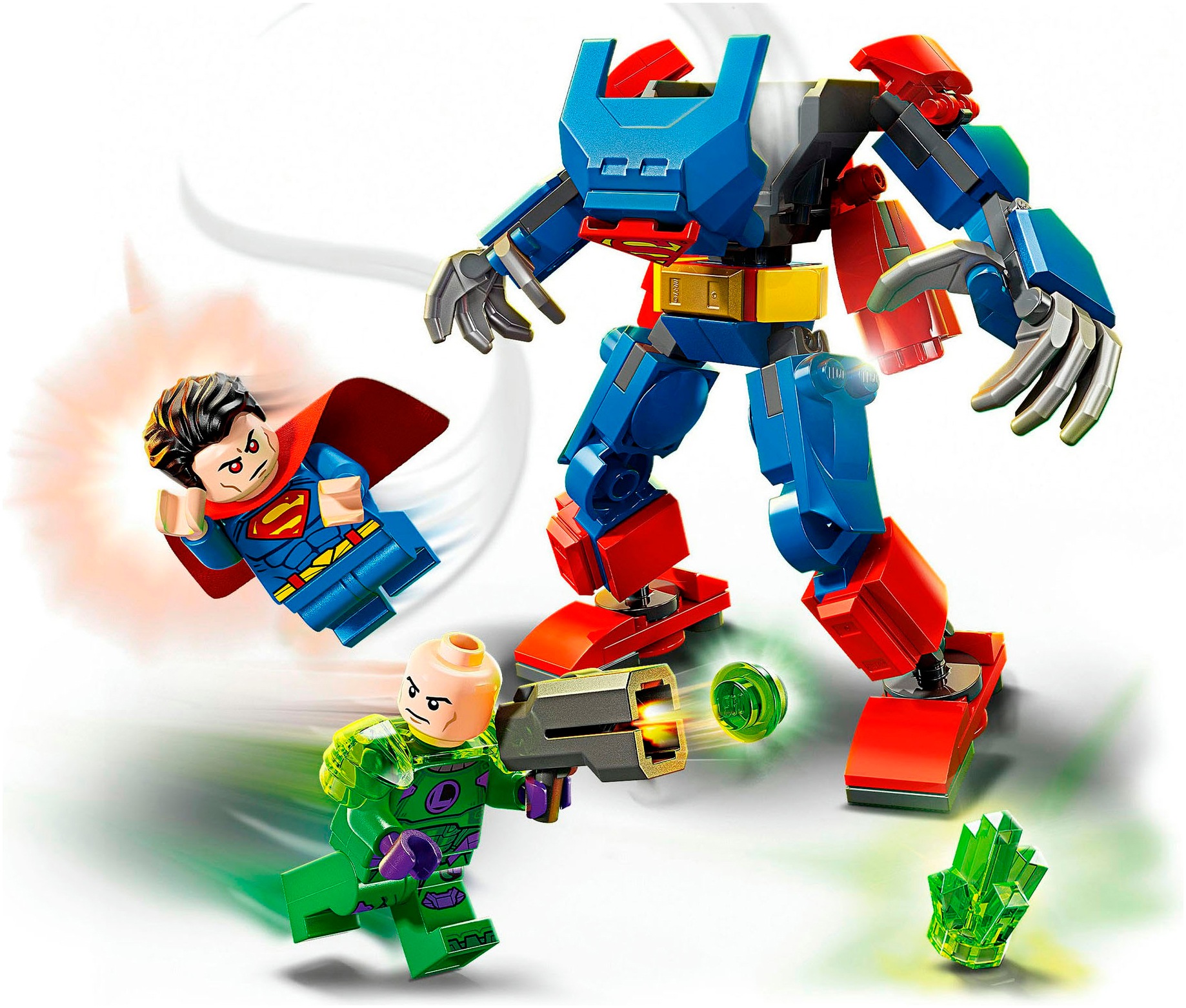 LEGO® Konstruktionsspielsteine »Superman™ Mech vs. Lex Luthor™ (76302), LEGO Super Heroes«, (120 St.), Made in Europe