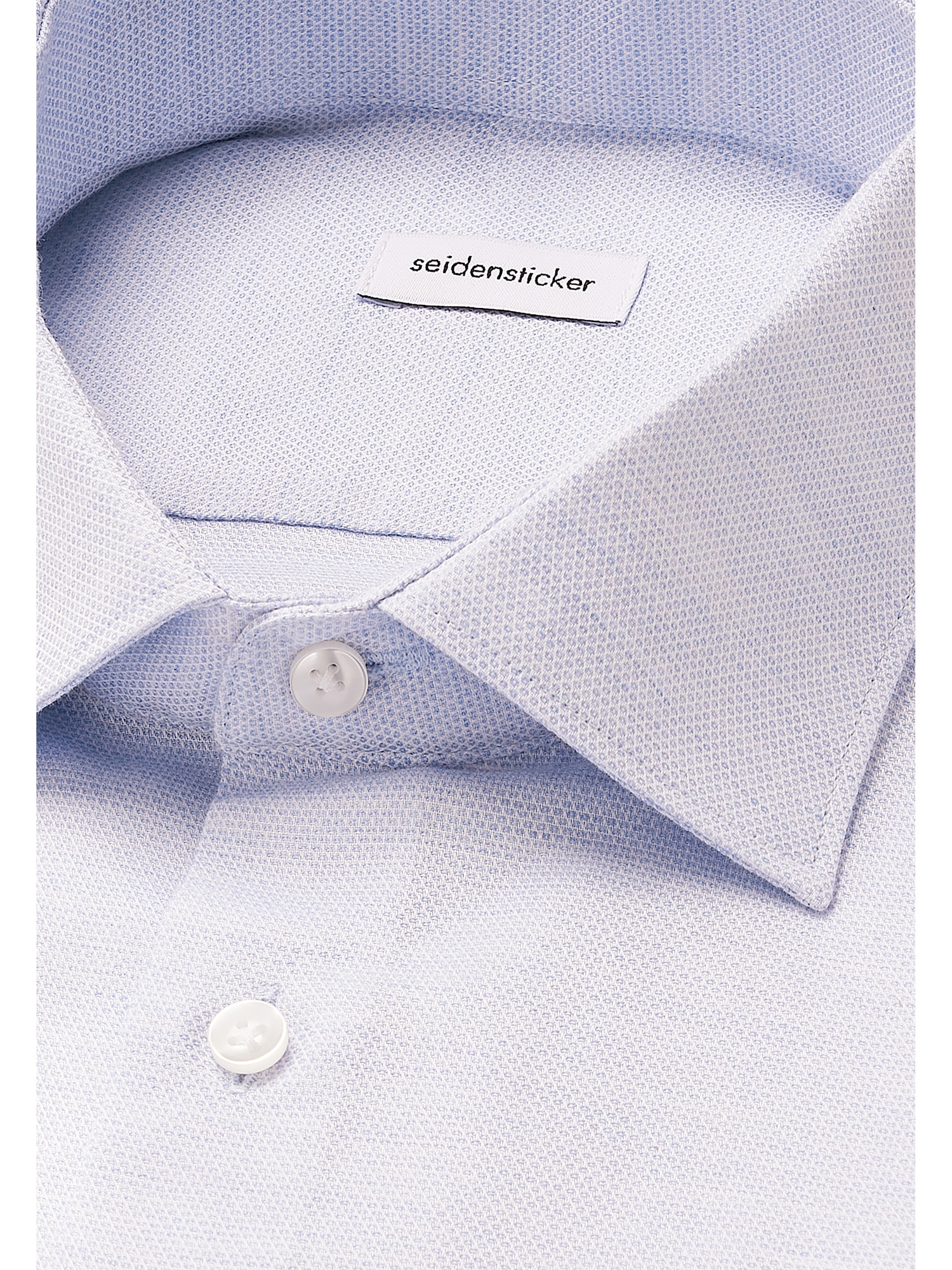 seidensticker Flanellhemd »Schwarze Rose«, Slim 1/1 Kentkragen Struktur