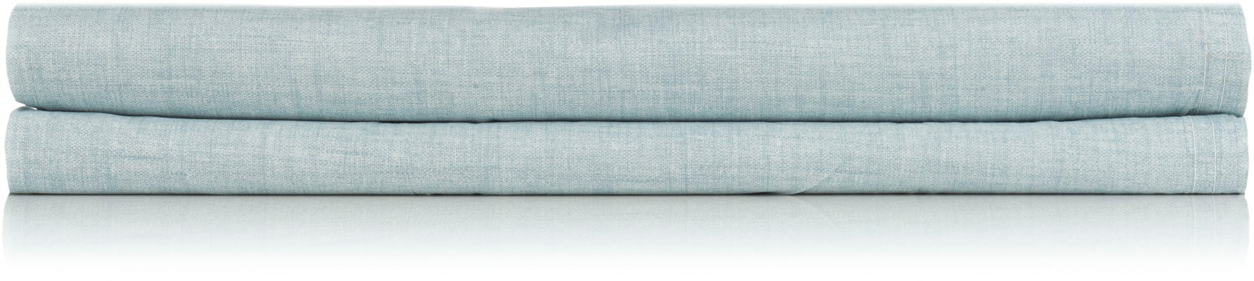 ZO HOME Spannbettlaken »Lino«, Laken aus 100% Baumwolle, Linen-look Print, günstig online kaufen