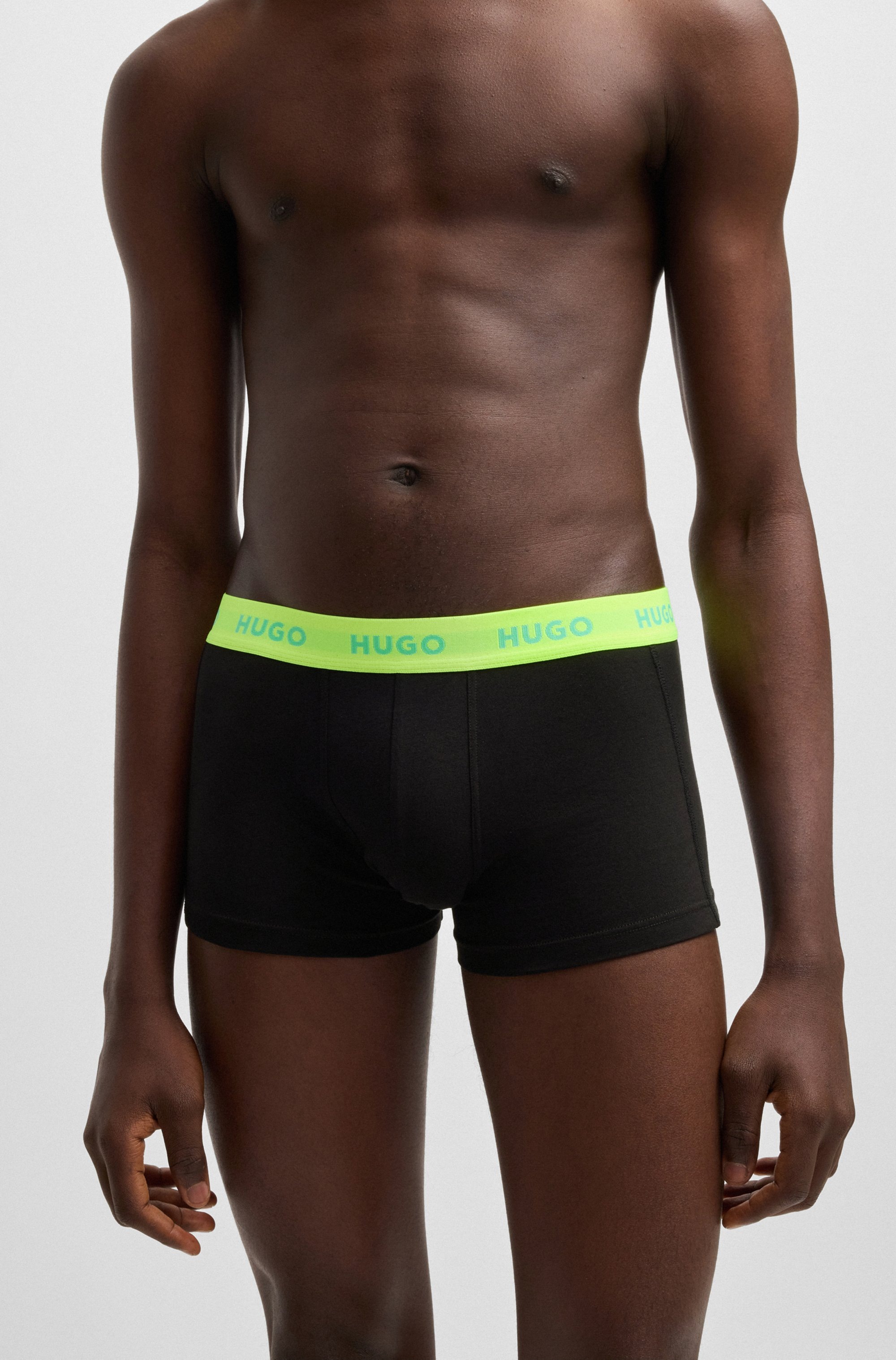 HUGO Underwear Trunk »TRUNK TRIPLET PACK«, (Packung, 3 St.), mit Logoschriftzug auf dem Bund