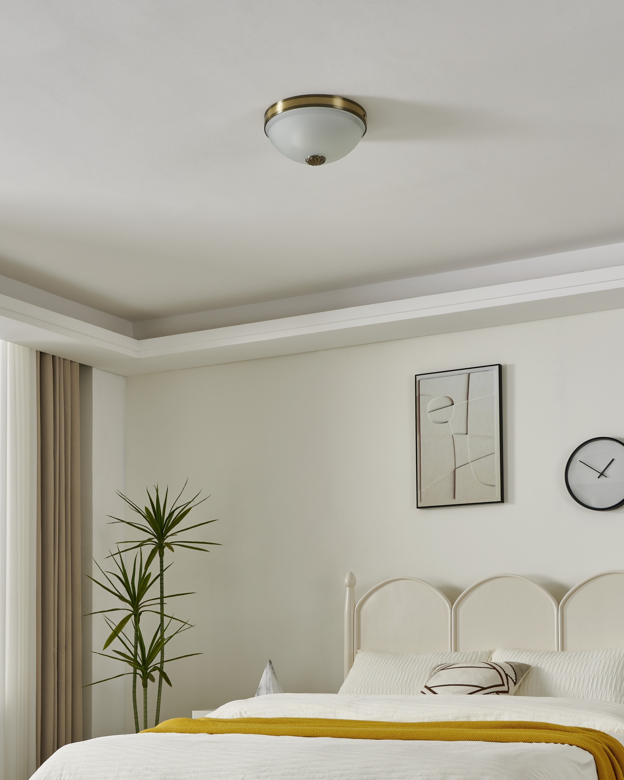 EGLO LED Deckenleuchte »IMPERIAL Wand- / Deckenlampe - Metallguss - E27 - 2X25W - IP20« E27 1 Stk.