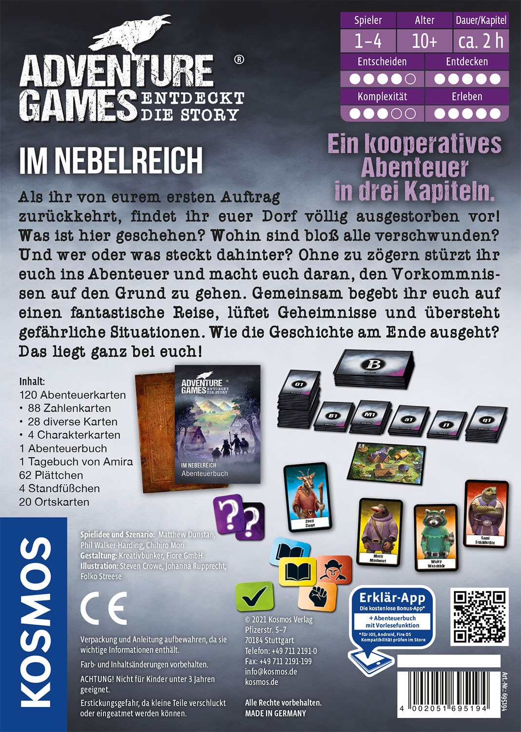 Kosmos Spiel »Adventure Games - Im Nebelreich«, Made in Germany