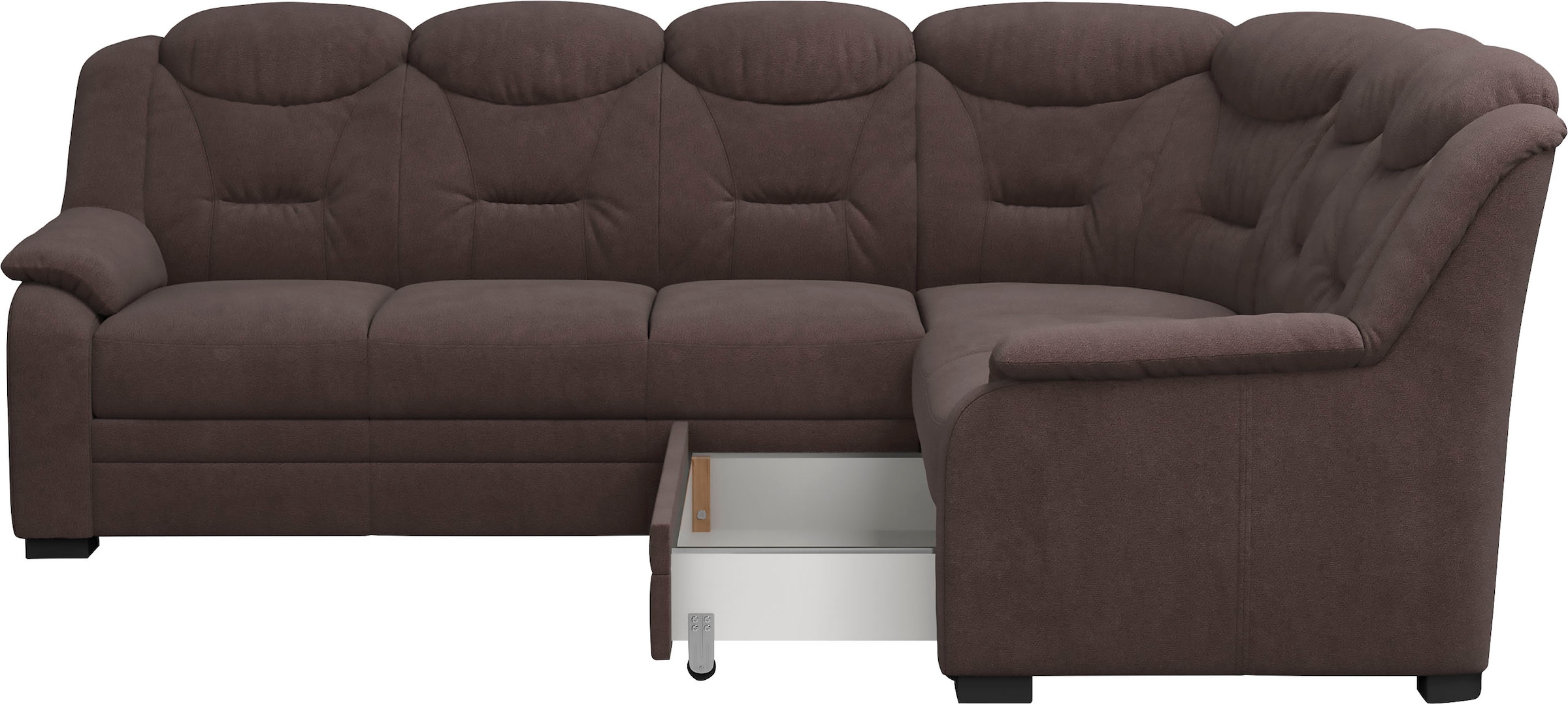 COTTA Ecksofa »Marcus L-Form«, wahlweise mit Bettfunktion & Stauraum