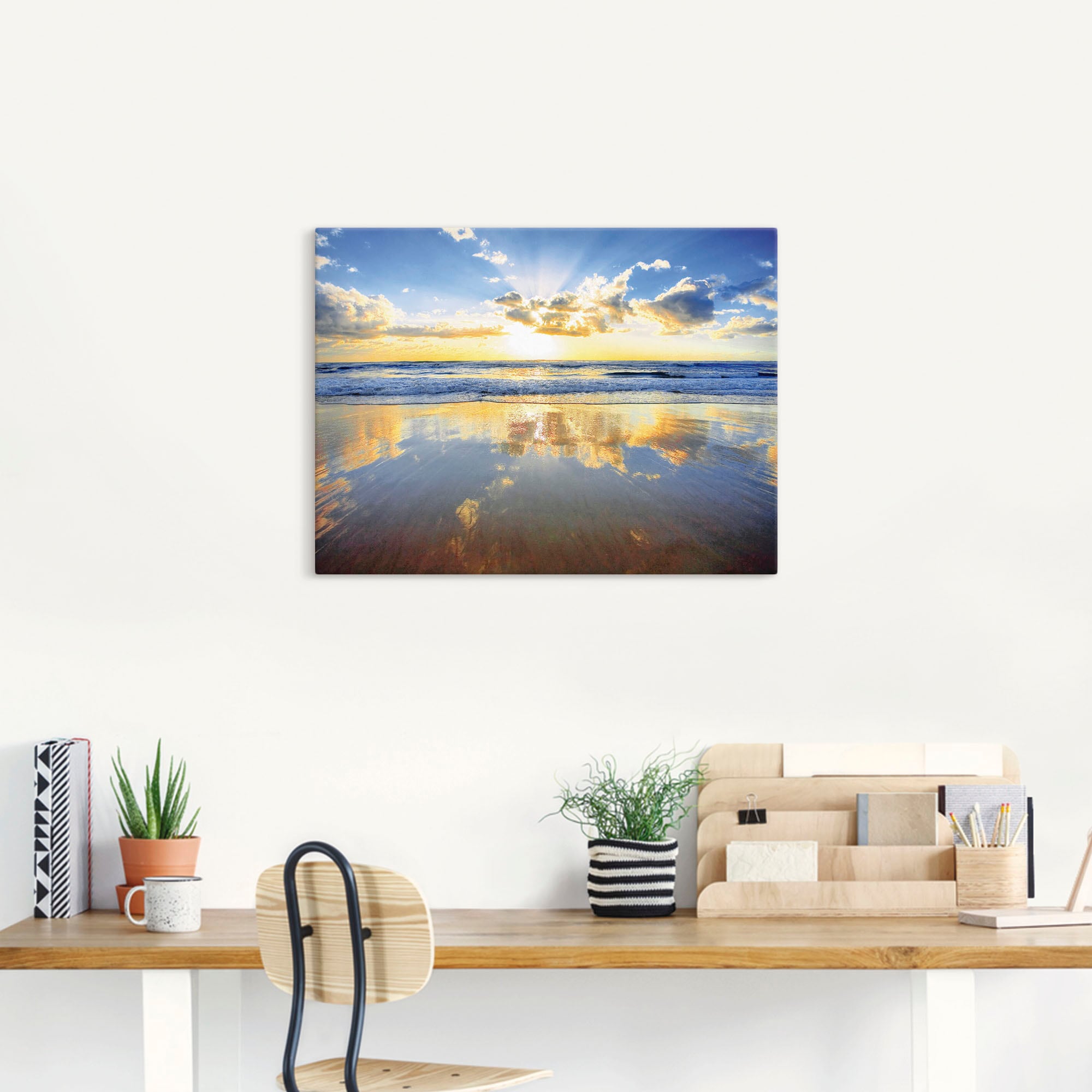 Artland Wandbild »Sonnenaufgang über dem Ozean«, Himmel, (1 St.), als Alubi günstig online kaufen