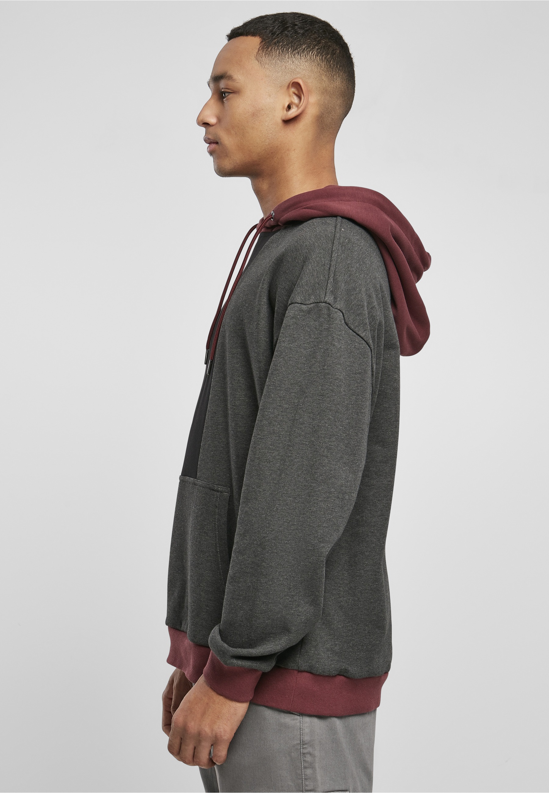 URBAN CLASSICS Kapuzenpullover »Urban Classics Herren Oversized Color Block Hoody« 1 Stk.