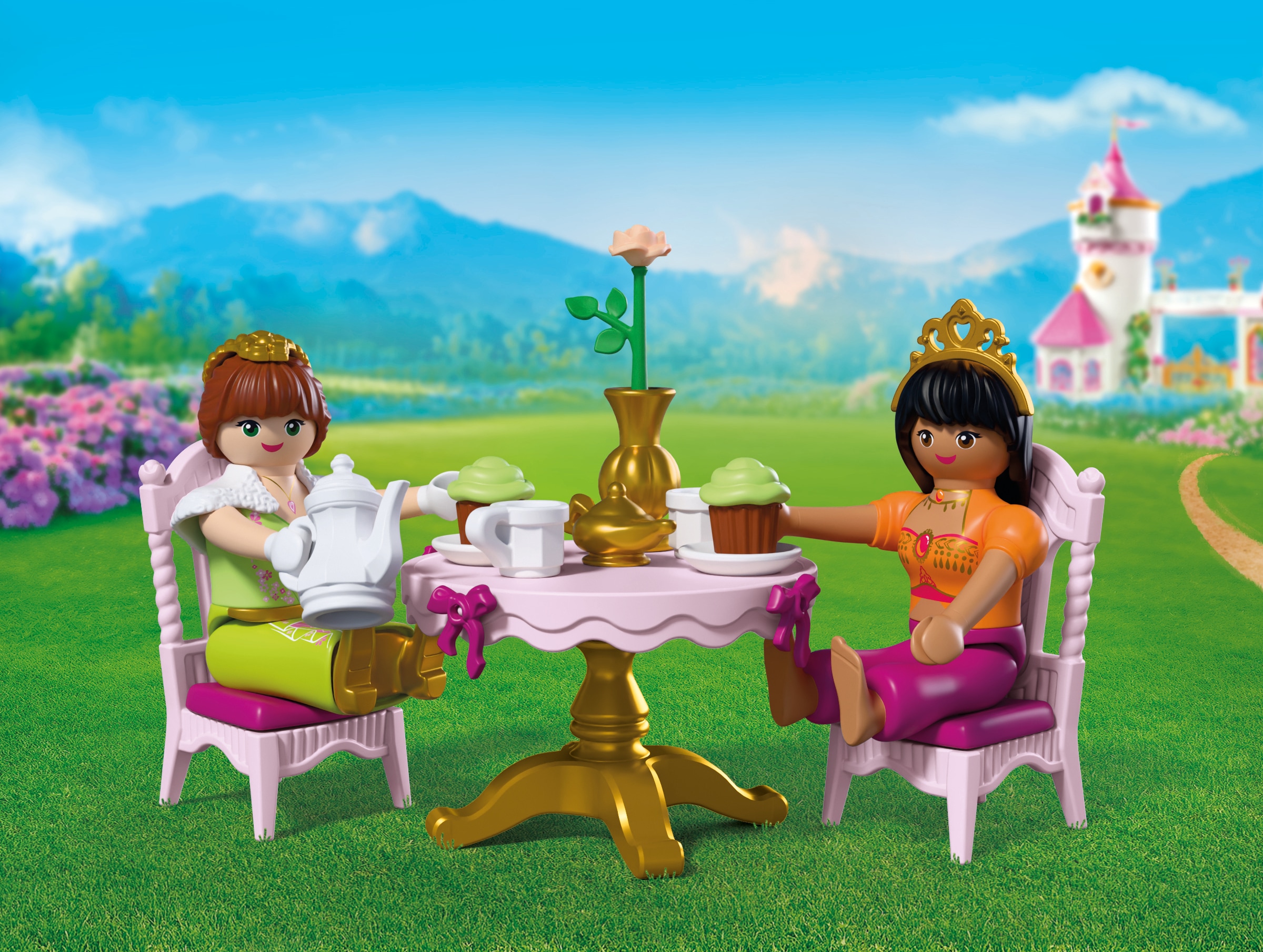 Playmobil® Konstruktions-Spielset »Besuch aus der Ferne (72054), Princess« Made in Europe