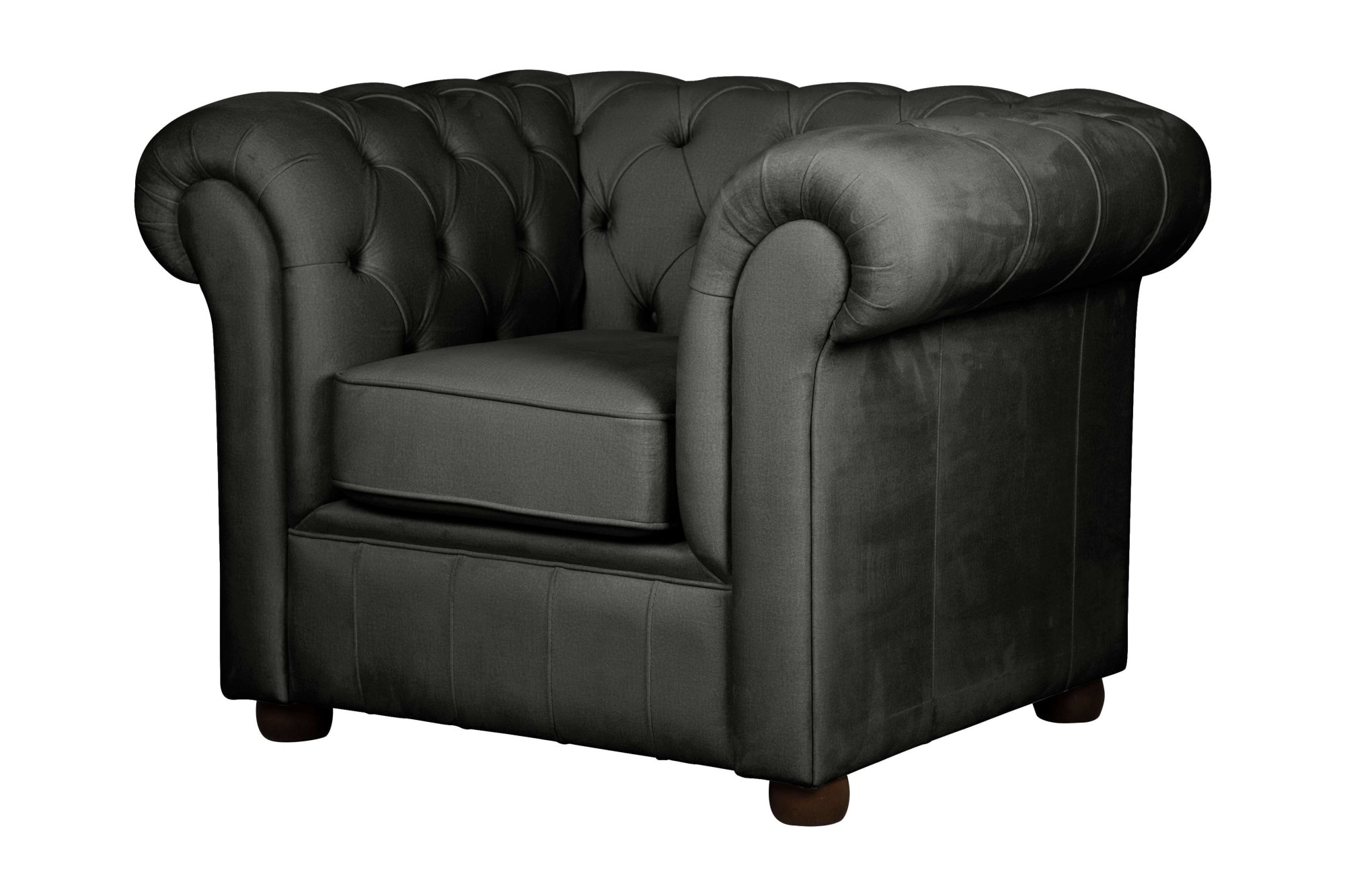 Home affaire Sessel »CHARENTE, Chesterfield, Wellenfederung, Maße B/T/H: 105/89/74 cm«, mit edler Knopfheftung und typischen Armlehnen