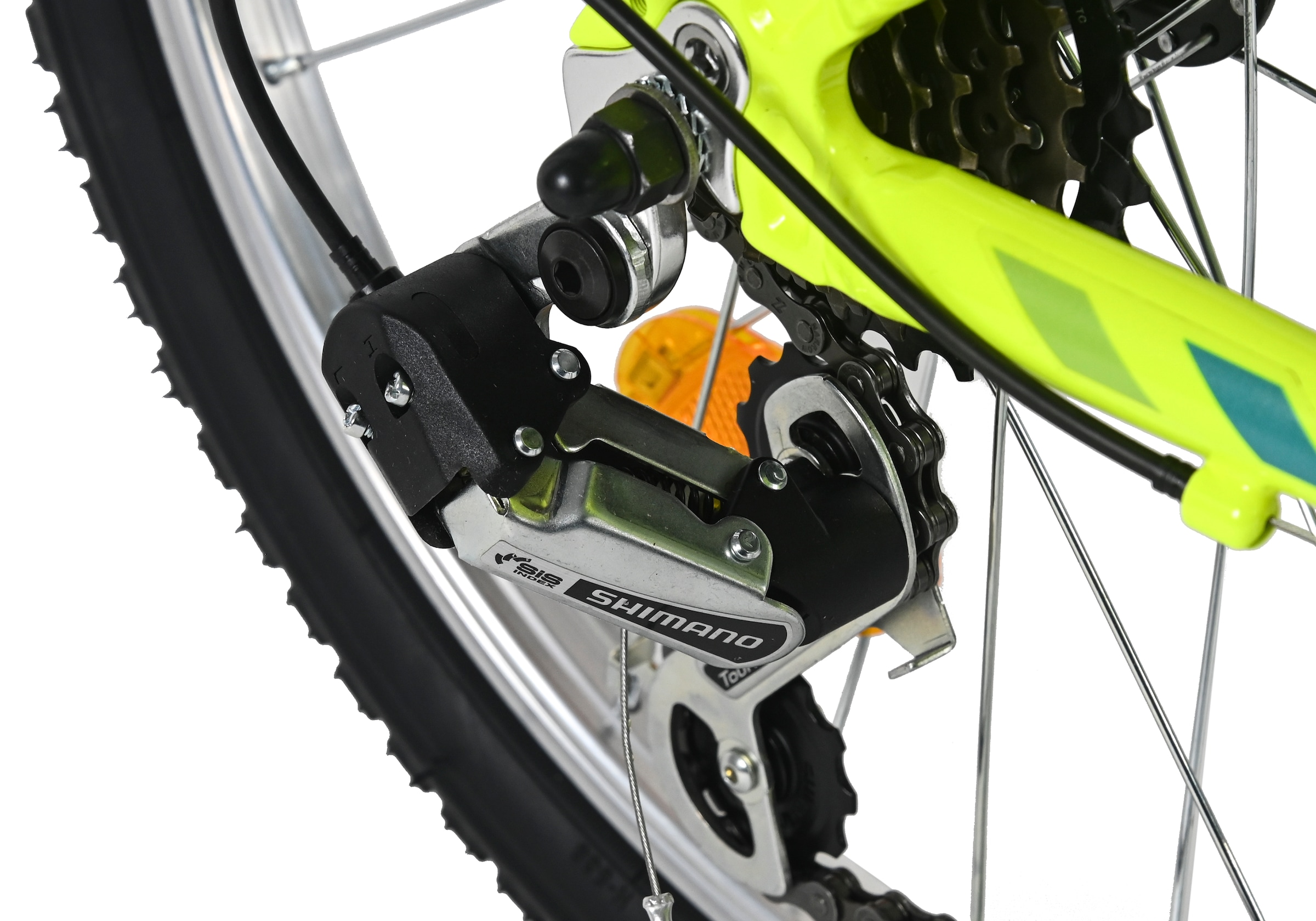 Dacapo Kinderfahrrad »20" Mistral Gelb 6 Gänge RH 27 cm - Ab 6 Jahre« 6 Gang Kettenschaltung