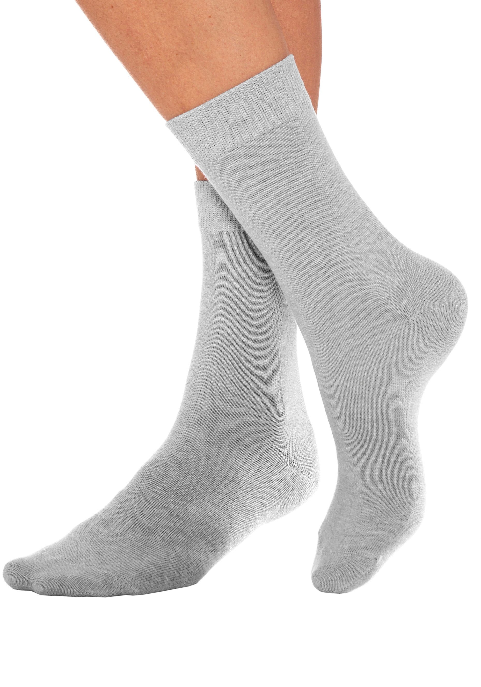 Lavana Basicsocken Packung, 7 Stk. tlg. mit druckfreiem Bündchen