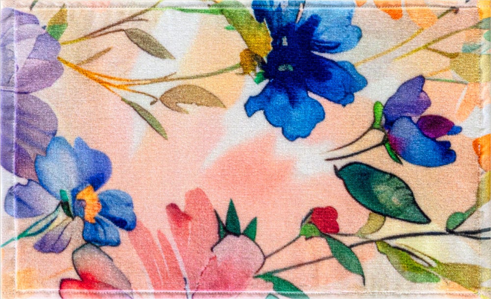 Gästehandtuch »Cosmos« 30x50 cm bunt Velours, Baumwolle B/L: 30cmx50cm, 3 Stk., Velours