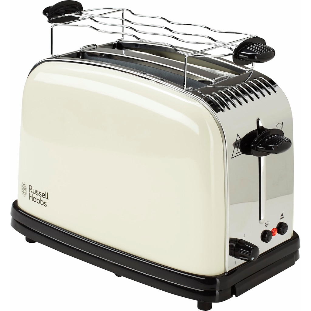 RUSSELL HOBBS Toaster »Colours Plus+ Classic Cream 23334-56«, 2 kurze Schlitze, 1670 W