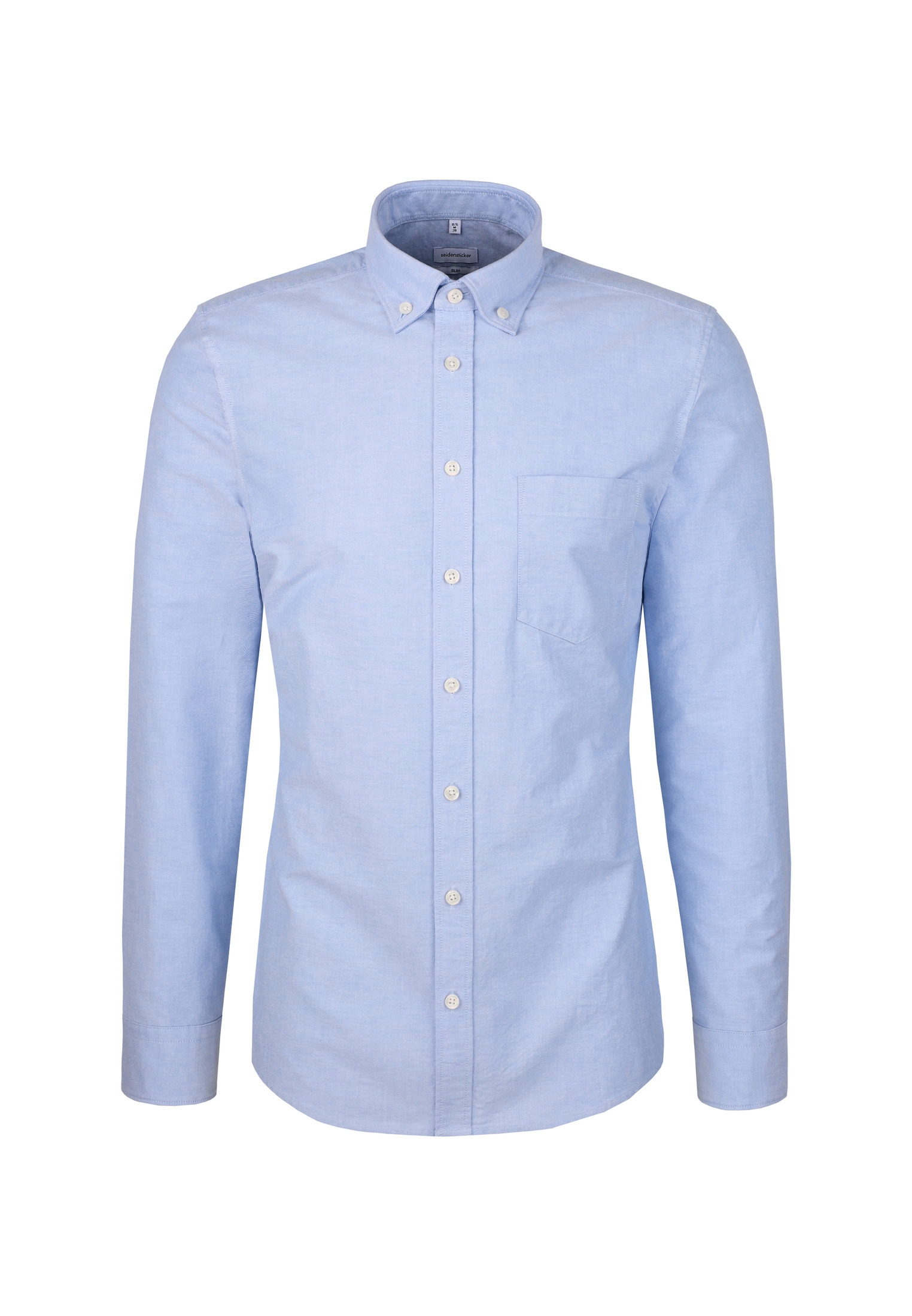 seidensticker Businesshemd Slim 1/1 Button-Down-Kragen Uni