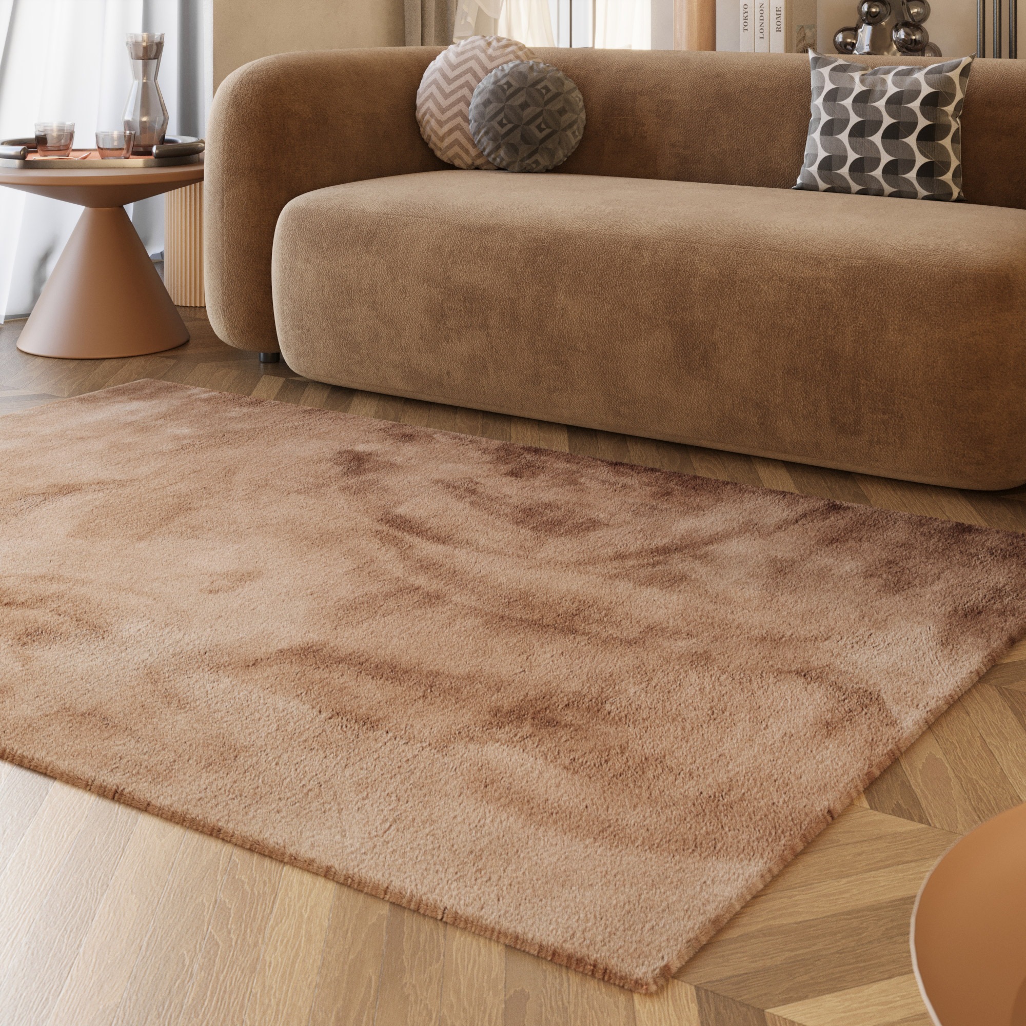 Esprit Hochflor-Teppich »Alice ESP-4377, Kunstfell«, rechteckig, 25 mm Höhe günstig online kaufen