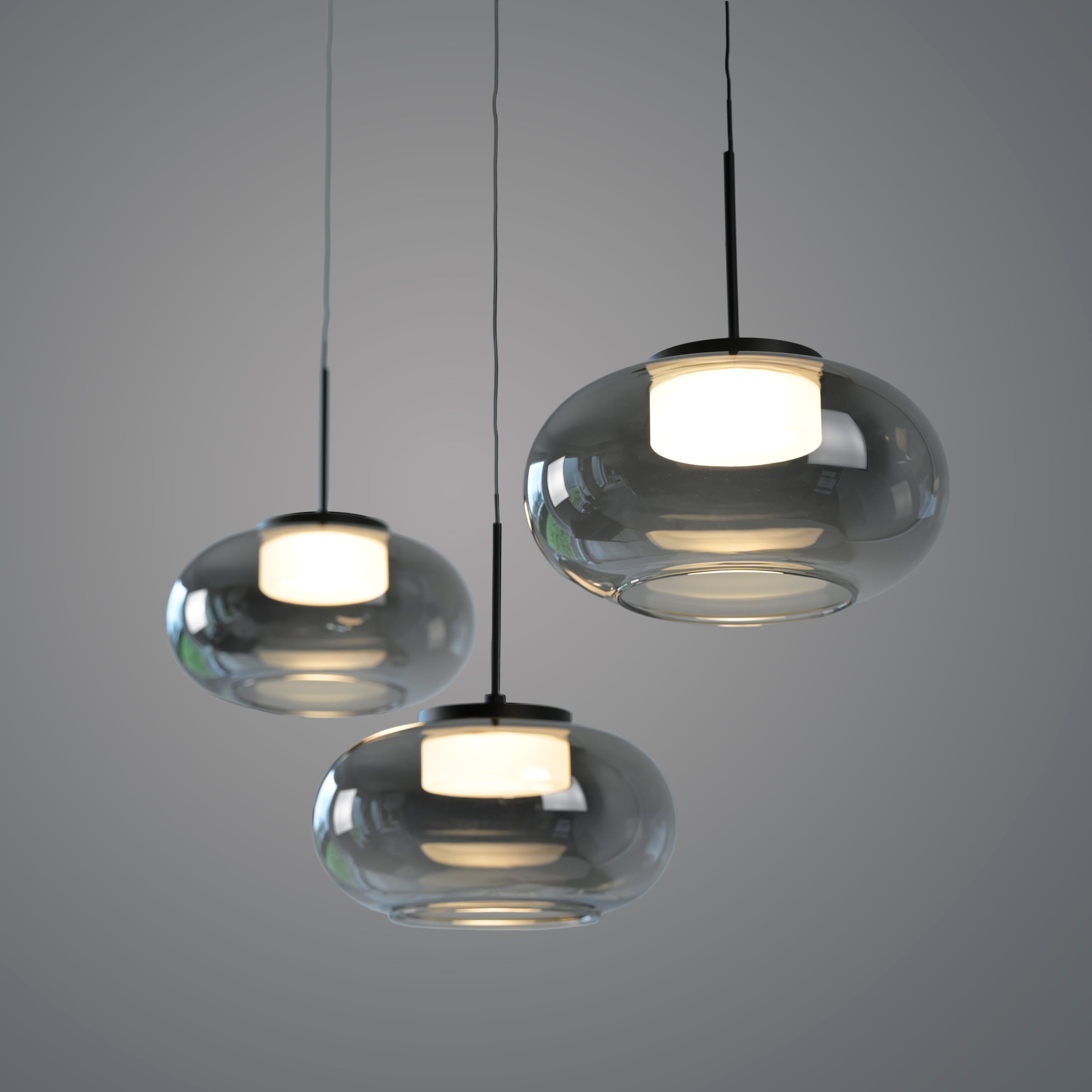 SCHÖNER WOHNEN-Kollektion LED Pendelleuchte »SIA« LED-Board 1 Stk. Warmweiß SCHÖNER WOHNEN Kollektion, Höhenverstellbar, SimplyDim, Memoryfunktion