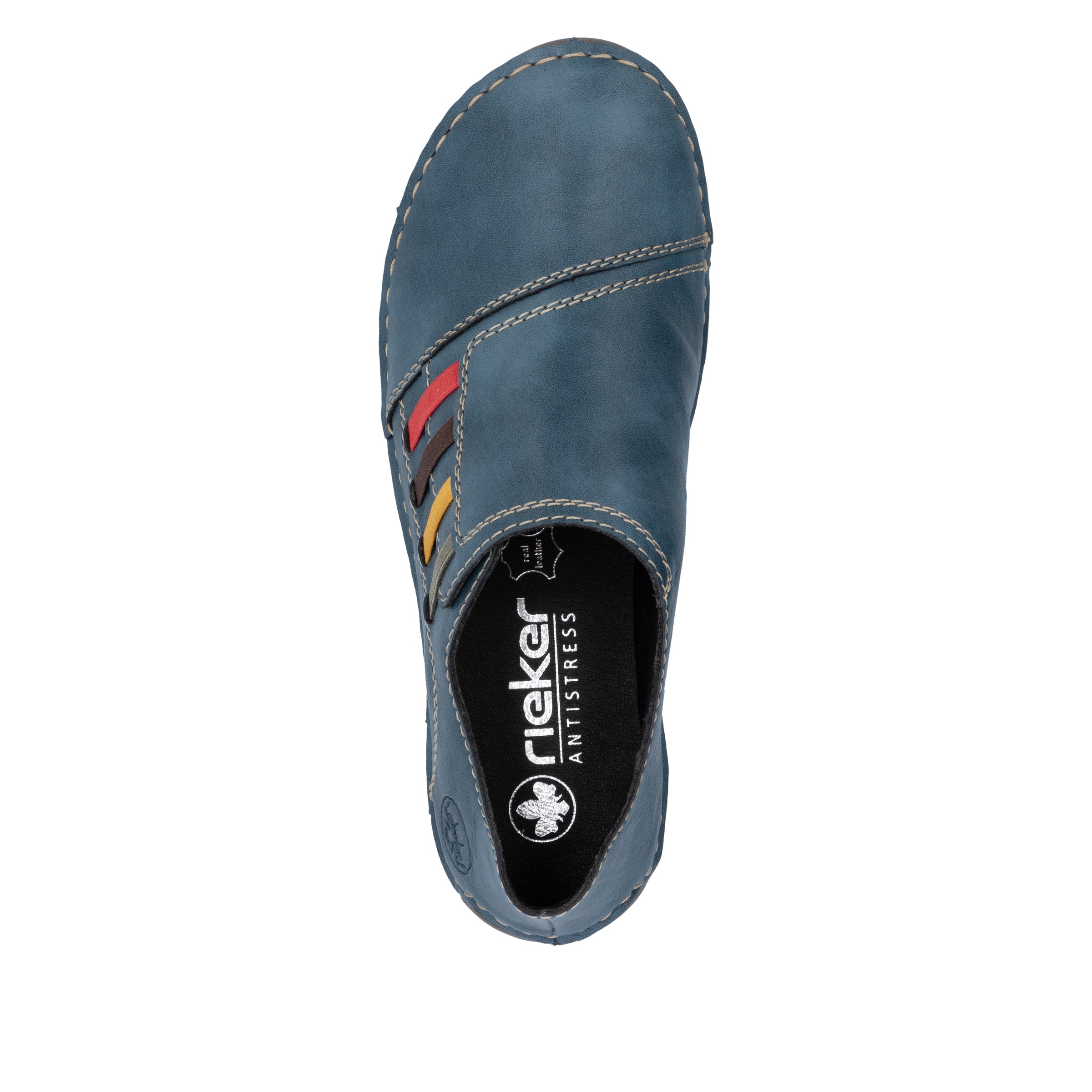 Rieker Slipper, Schlupfschuh, Slip-on Sneaker, Halbschuh mit weicher Innensohle
