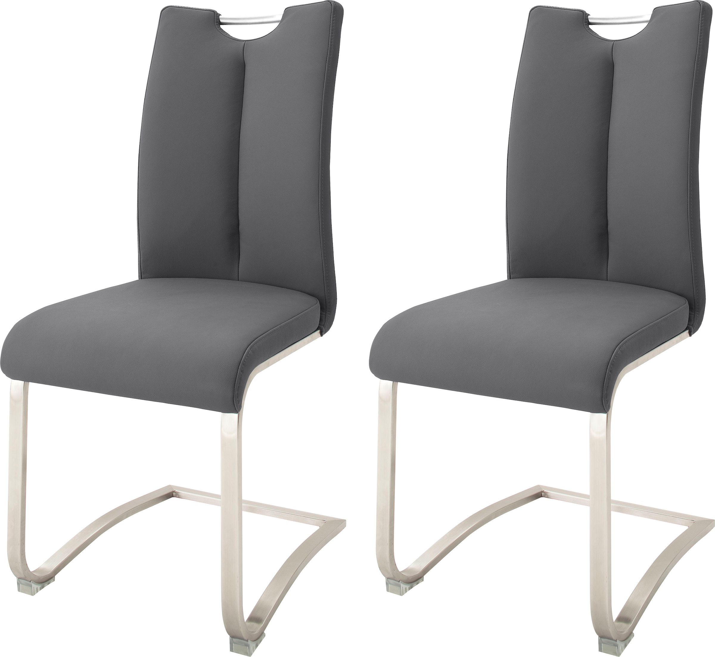 MCA furniture Freischwinger »Artos«, (Set), 2 St., Leder, Stuhl mit Echtled günstig online kaufen