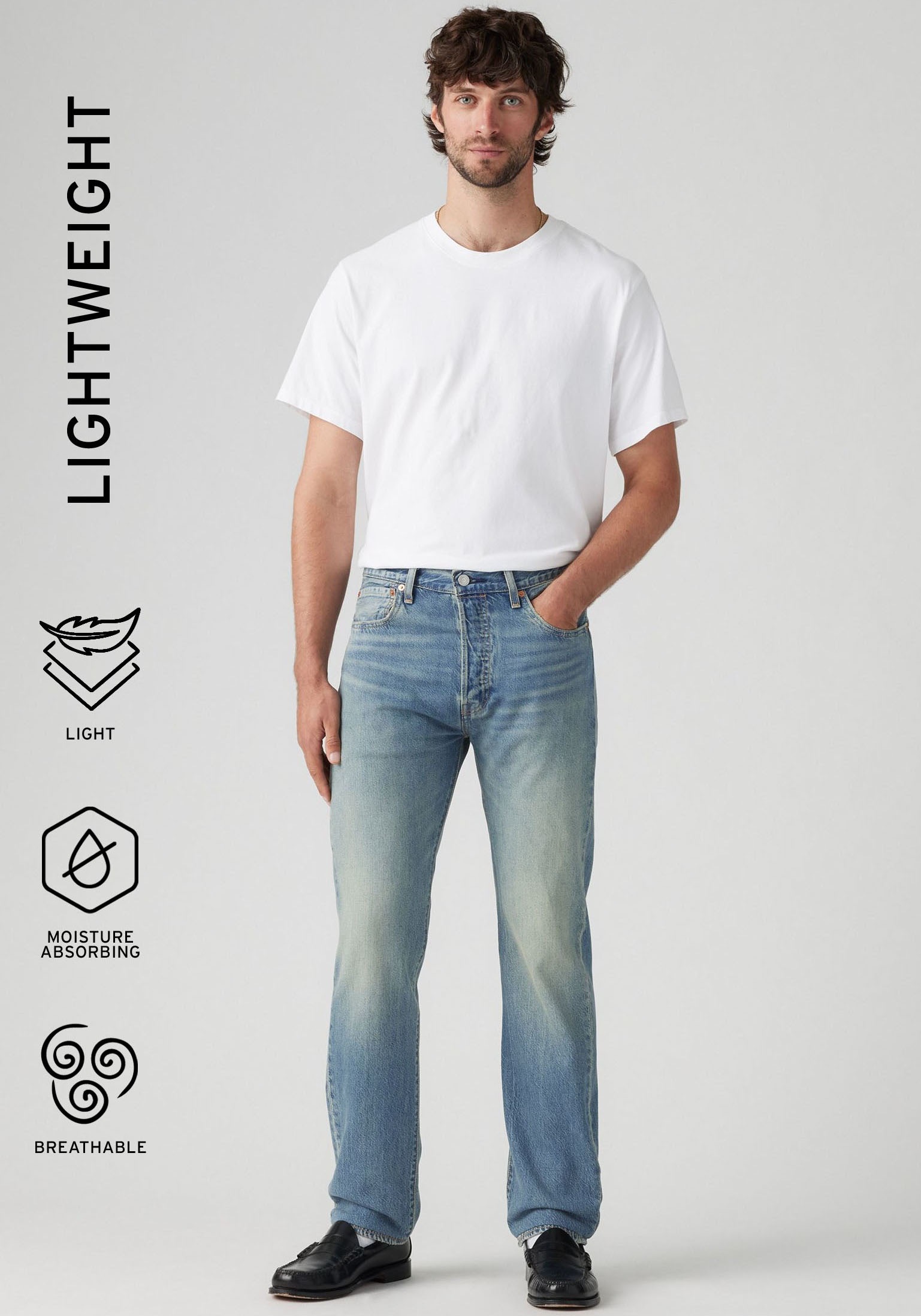 Levi's® Straight-Jeans »501 LEVI'S ORIGINAL«, mit Markenlabel