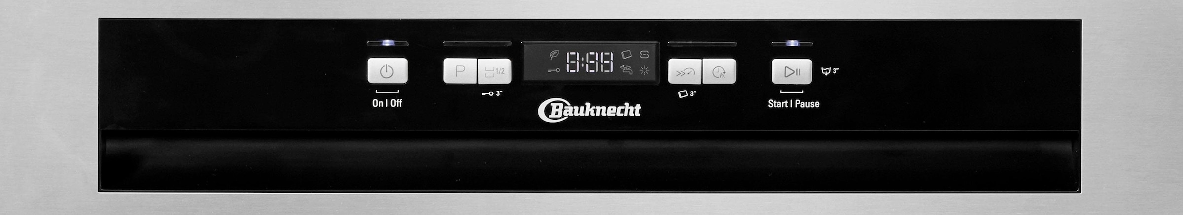 BAUKNECHT teilintegrierbarer Geschirrspüler »OBB ECOSTAR 8460«, OBB ECOSTAR 8460 (2), 14 Maßgedecke