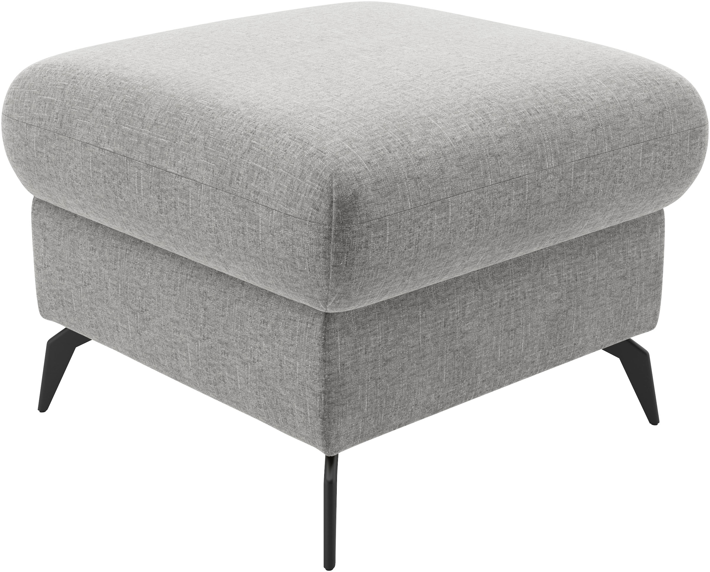 Home affaire Polsterhocker »Rochelle«, (1 St.), moderne 15 cm Metallfüße