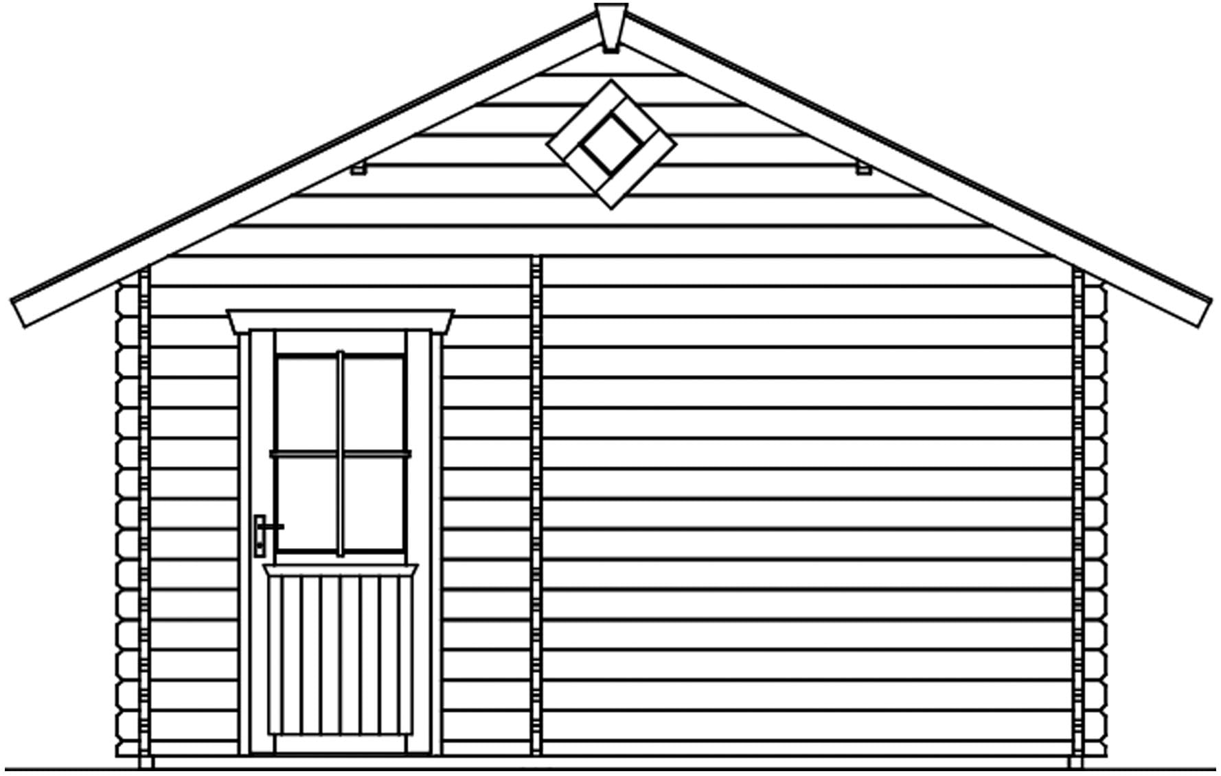 Skanholz Gartenhaus »Esbjerg 2«