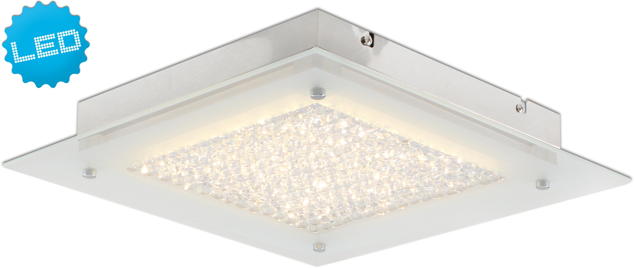näve LED Deckenleuchte »Glasgow«, Leuchtmittel LED-Board   LED fest integri günstig online kaufen