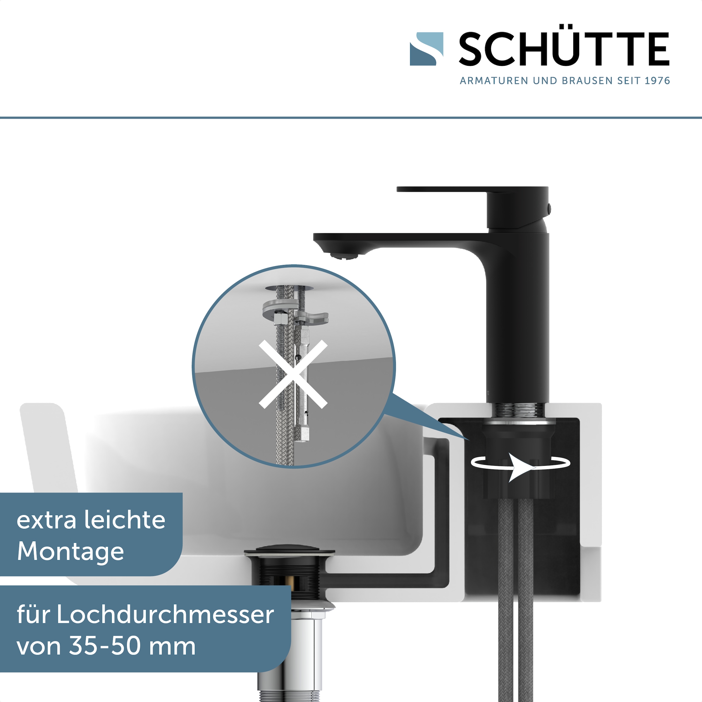 Schütte Waschtischarmatur »MONTANA«