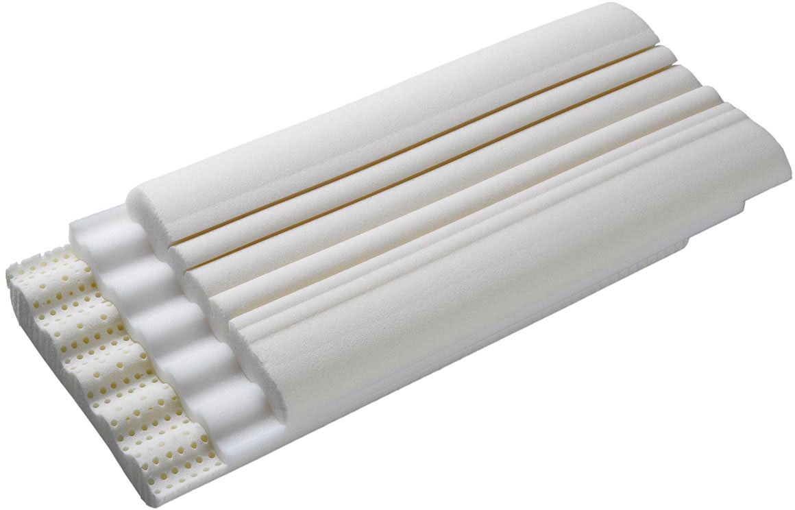 billerbeck Nackenstützkissen »Novum«, Allergiker freundlich (Hausstauballergiker), Füllung: viscoelastischem High-Tech-Schaum (Polyurethan), Bezug: Samtweiches Microfaser-Gewebe (100% Polyester), versteppt mit AIRSOFT®clean (100% Polyester), (1 St.)