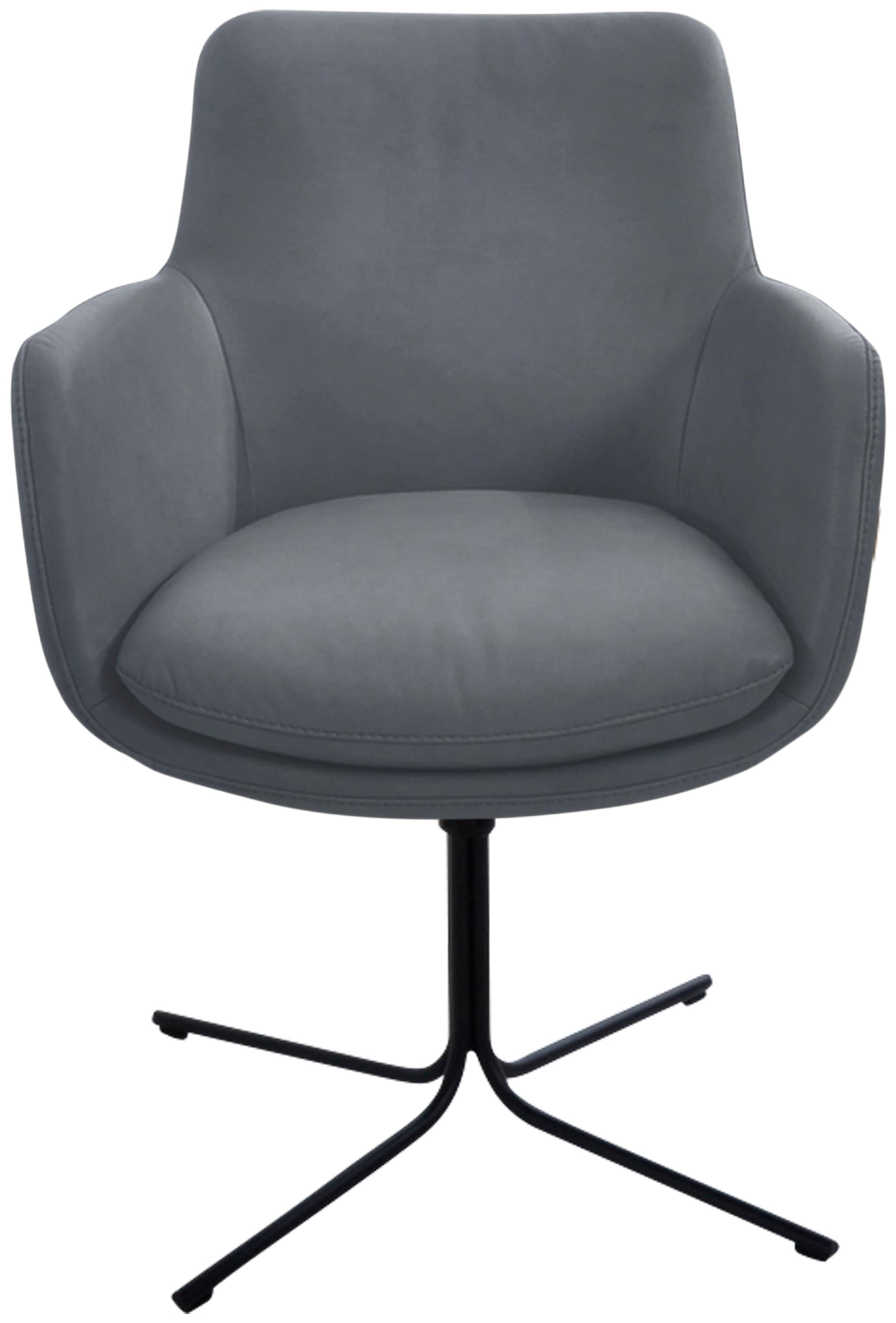 K+W Komfort & Wohnen Drehstuhl »Pego« () filigranem 4-Fuß-Gestell in schwar günstig online kaufen