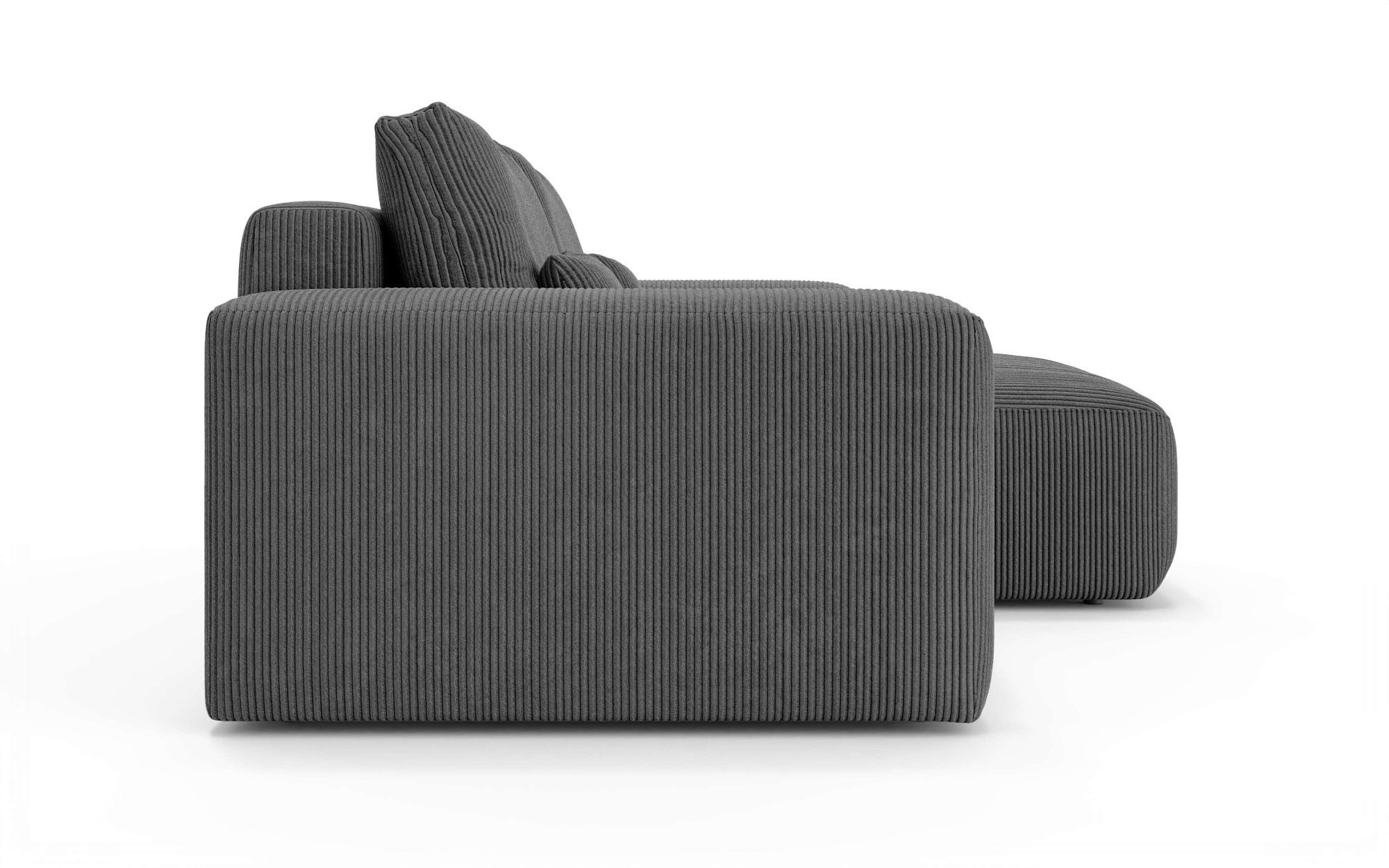 OTTO home Ecksofa »MATTS Schlafsofa mit Bettkasten, Maße B/T/H: 265/159/89 cm«, L-Form mit Recamiere rechts oder links, hoher Sitzkomfort