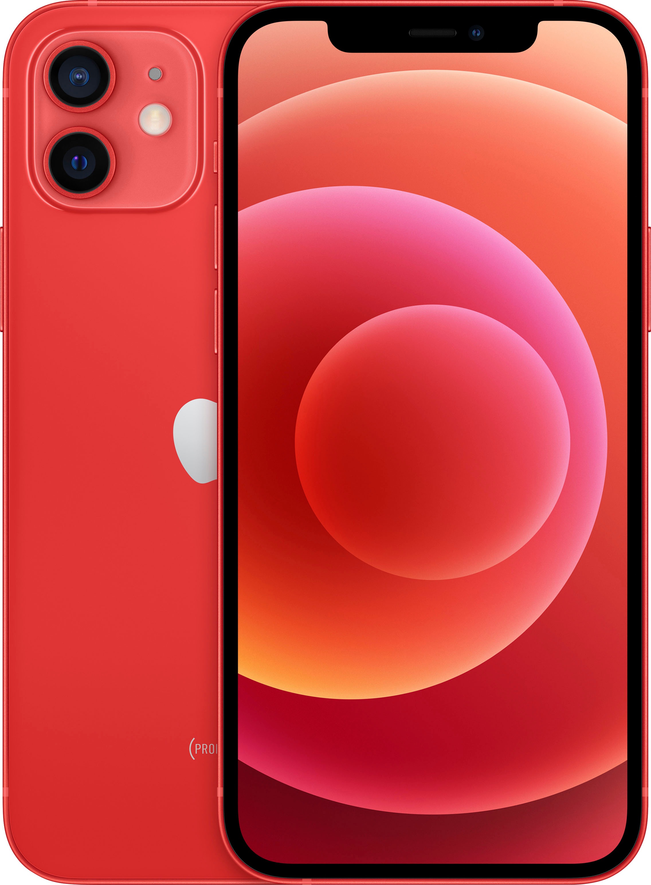 2. Bild von Apple Smartphone »iPhone 12 256GB«, rot, 15,5 cm/6,1 Zoll, 12 MP Kamera, ohne Strom Adapter und Kopfhörer, kompatibel mit AirPods, Earpods