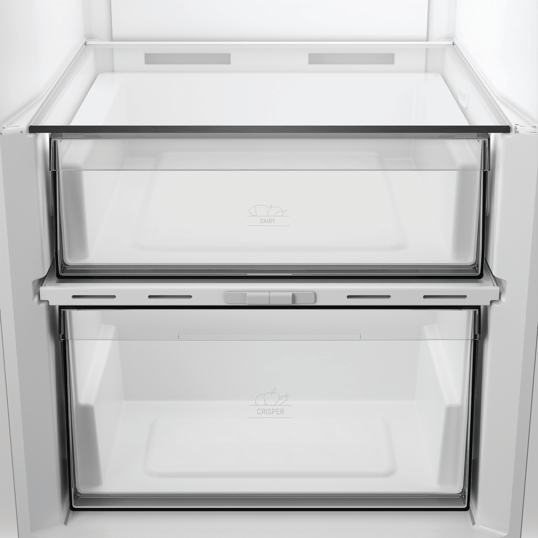 BAUKNECHT Kühlschrank KR 186GD W »KR 186GD W« 186,5 cm hoch 59,7 cm breit SmoothFit - 90°-Türöffnung für mehr Komfort