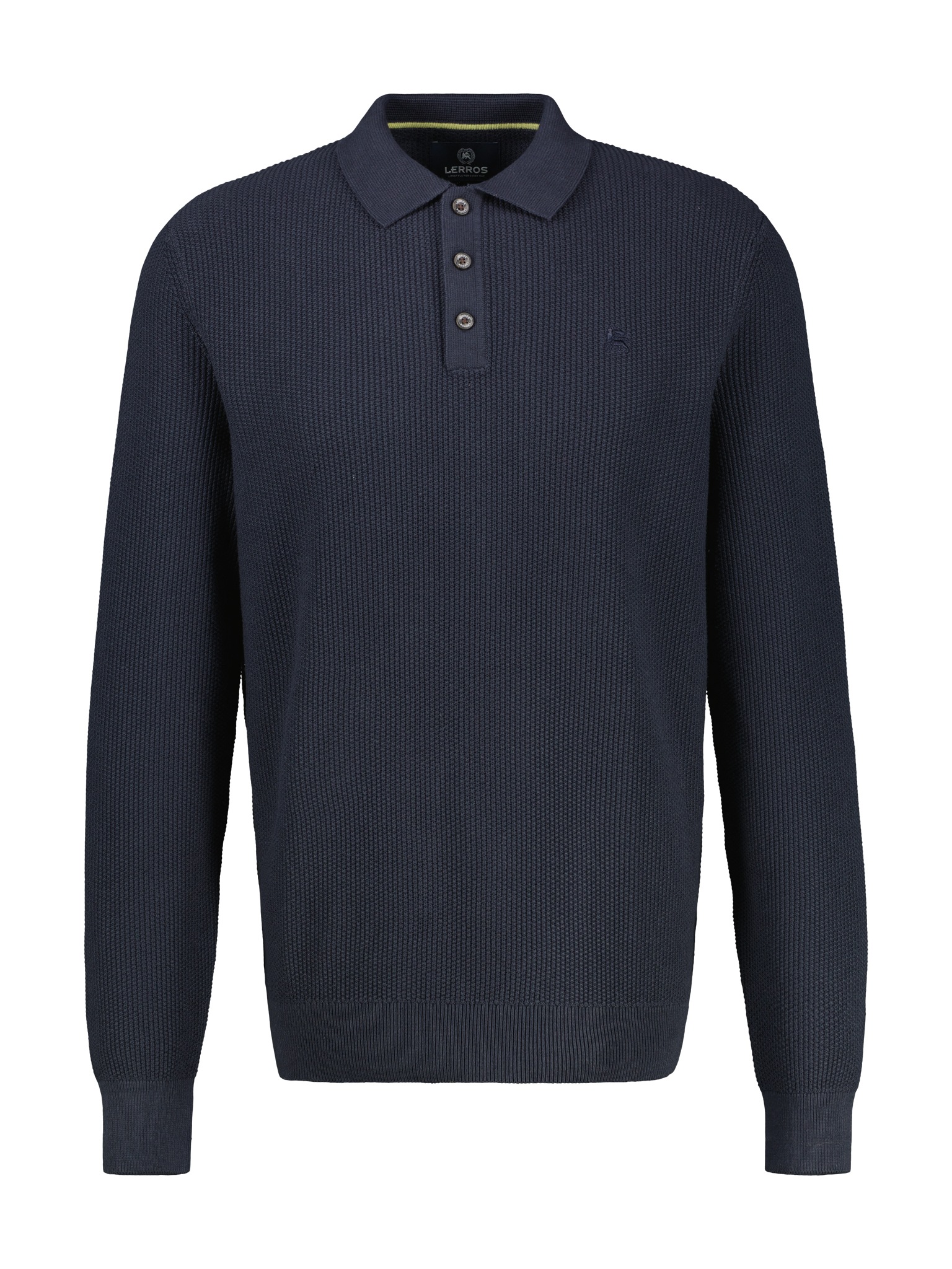 LERROS Polokragenpullover, aus weicher Baumwolle