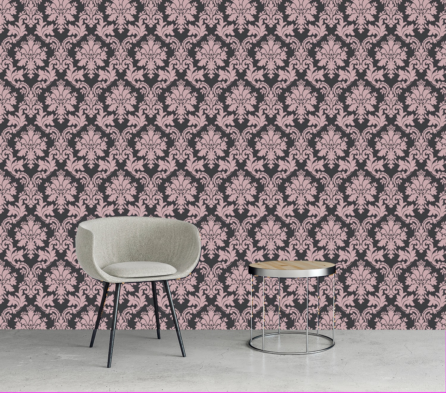 queence Vinyltapete »Aishah«, bedruckt-Barock-Antikoptik-Kunst, 90x250cm, s günstig online kaufen