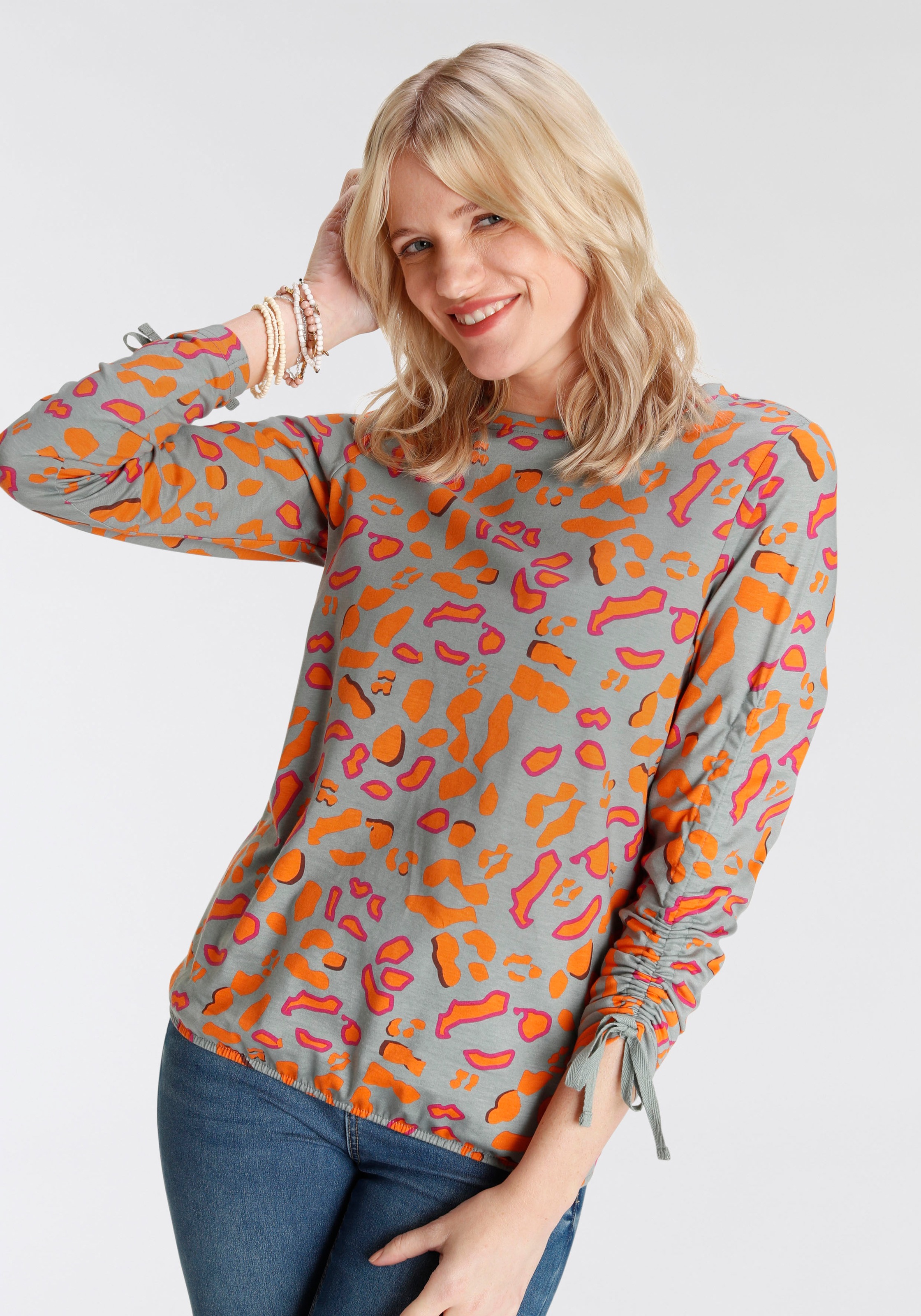 Boysen's Langarmshirt, Ärmelraffung  NEUE  KOLLEKTION kaufen