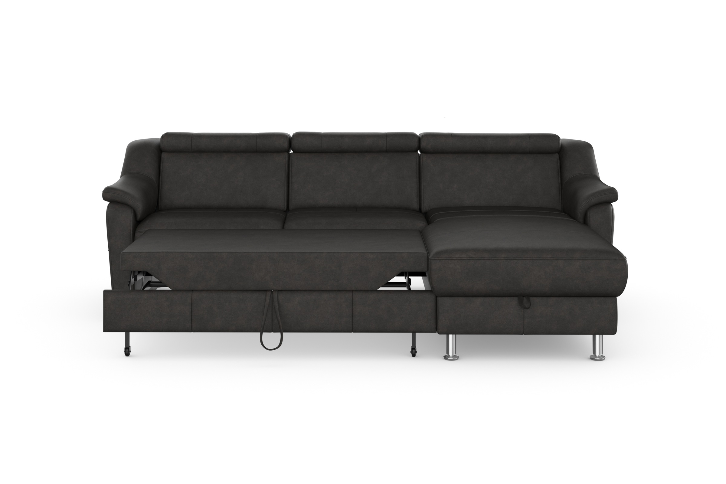 sit&more Ecksofa »Freetown L-Form«, inklusive Kopfteilverstellung und komfortablem Federkern
