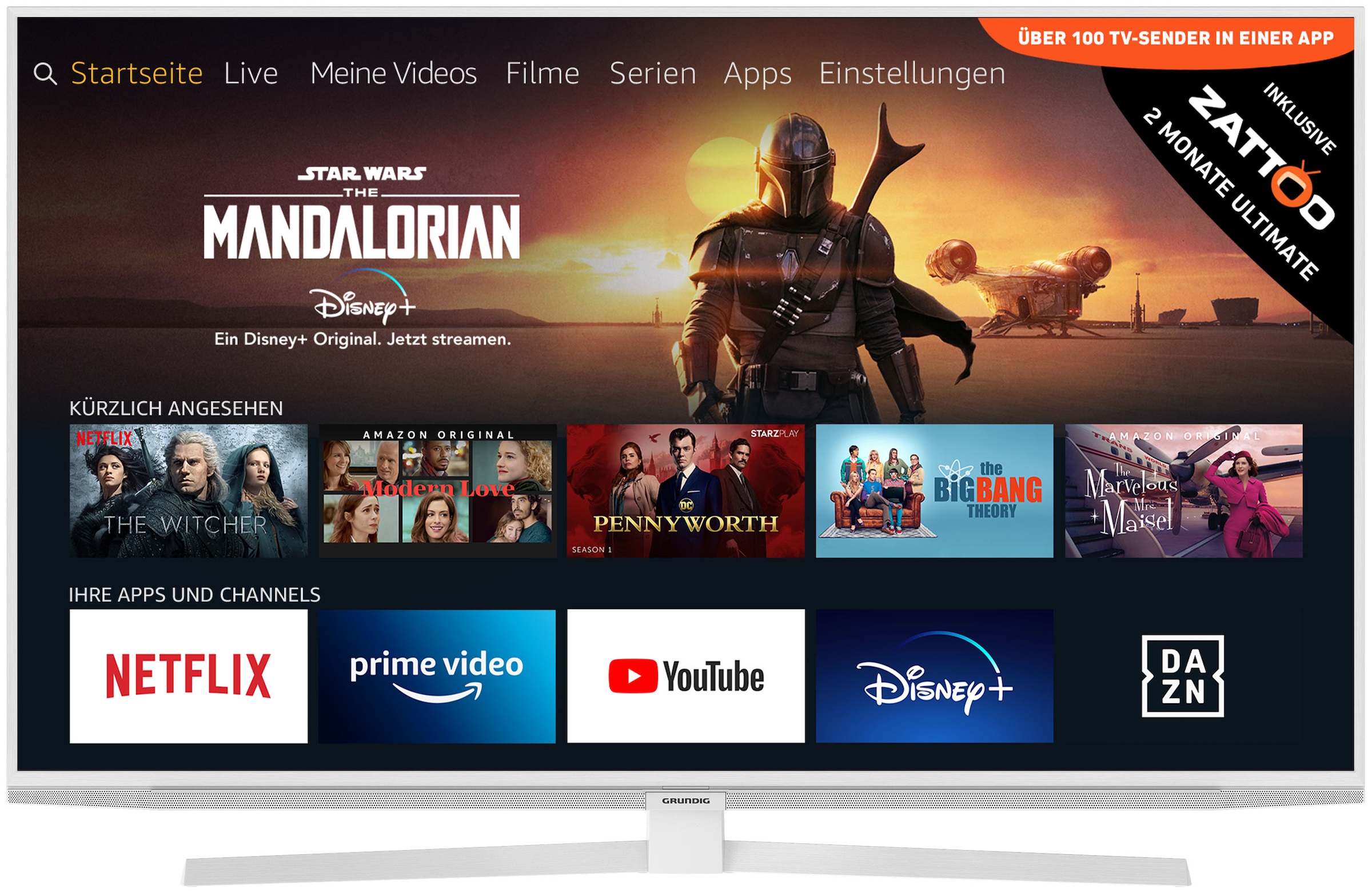 Grundig LED-Fernseher »49 GUW 8040 - FIRE TV EDITION«, 4K Ultra HD, Smart-TV