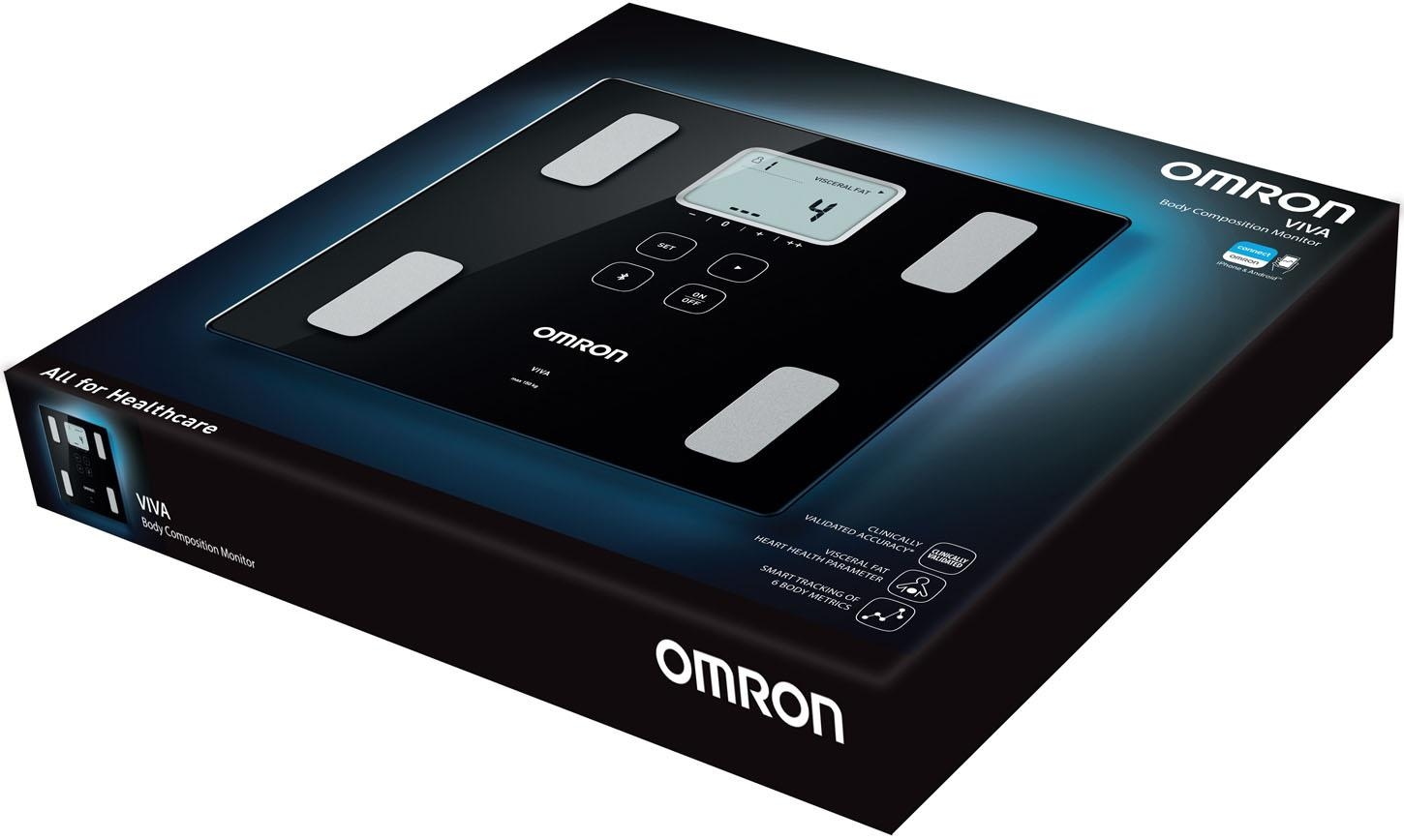 Omron Körper-Analyse-Waage »VIVA HBF-222T-EBK«, mit kostenloser App
