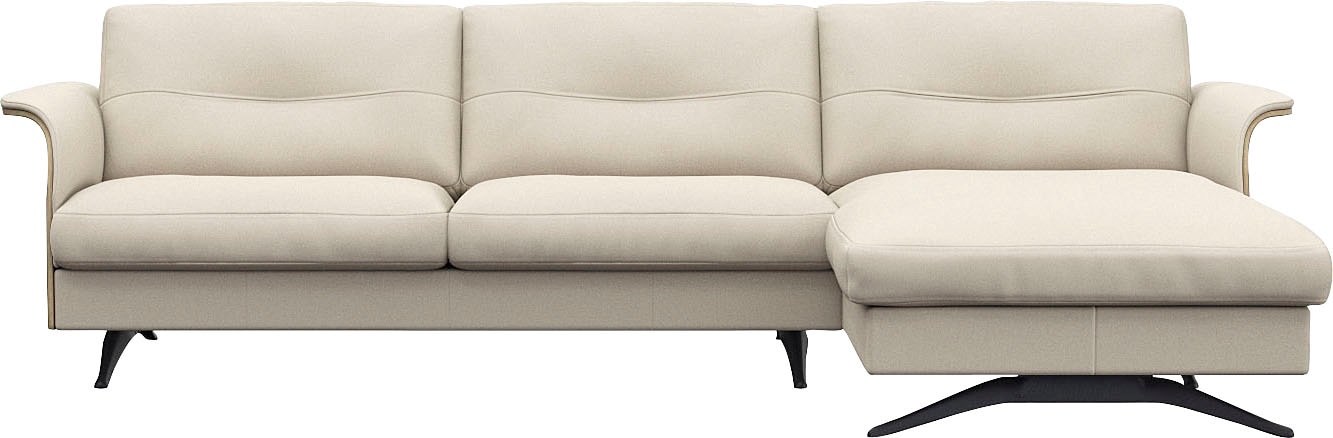 FLEXLUX Ecksofa »Glow, super bequem durch hochwertigem Sitzaufbau mit Feder günstig online kaufen