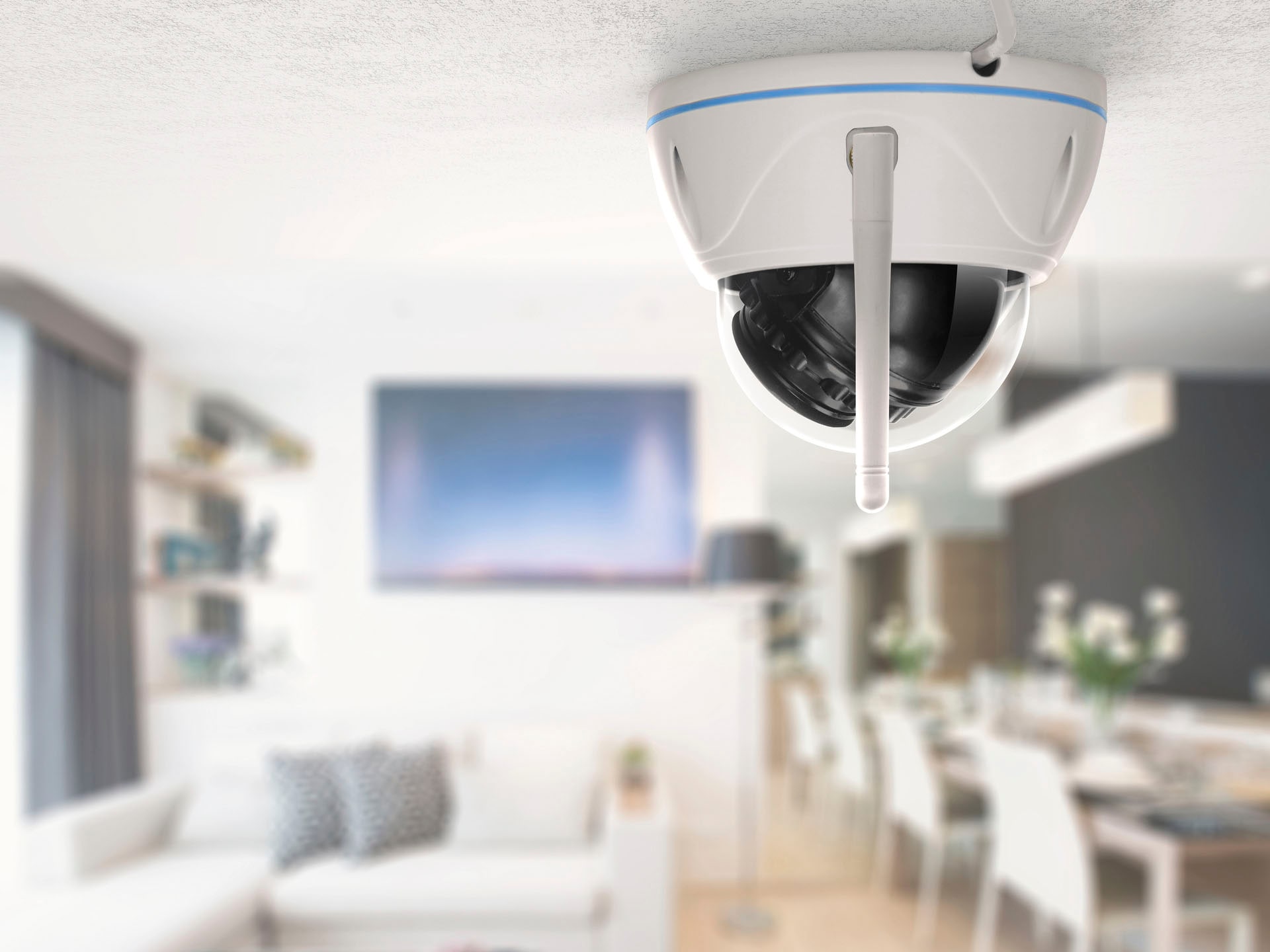 Alecto Überwachungskamera »DVC136IP«, Innenbereich, WLAN-Dome-Kamera für den Innen- und Außenbereich