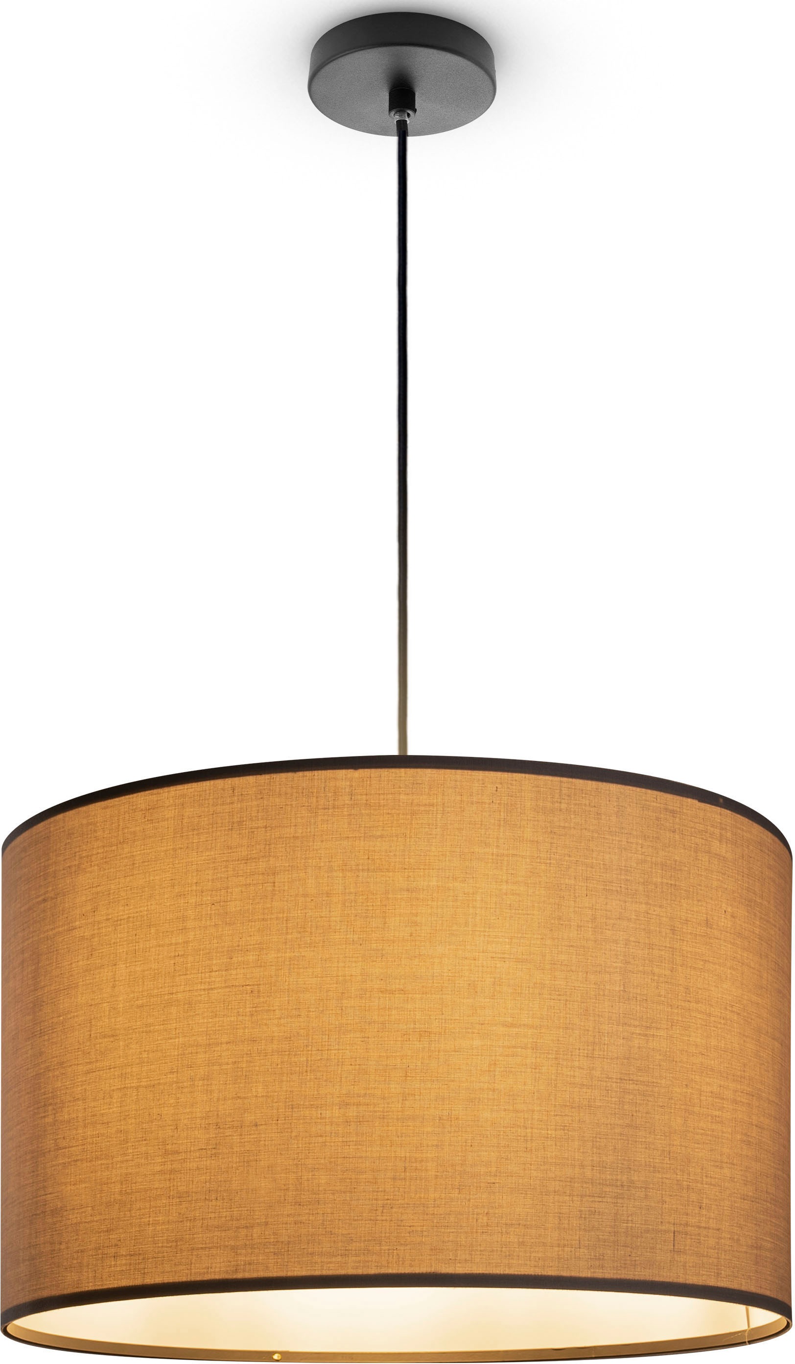 Paco Home Pendelleuchte »HUGO UNI COLOR«, 1 flammig, Leuchtmittel E27   ohn günstig online kaufen
